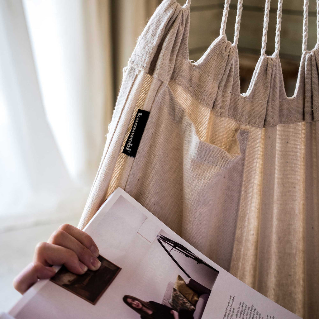 Buy Hanging Hammock Chair (Ivory) by Komorebi