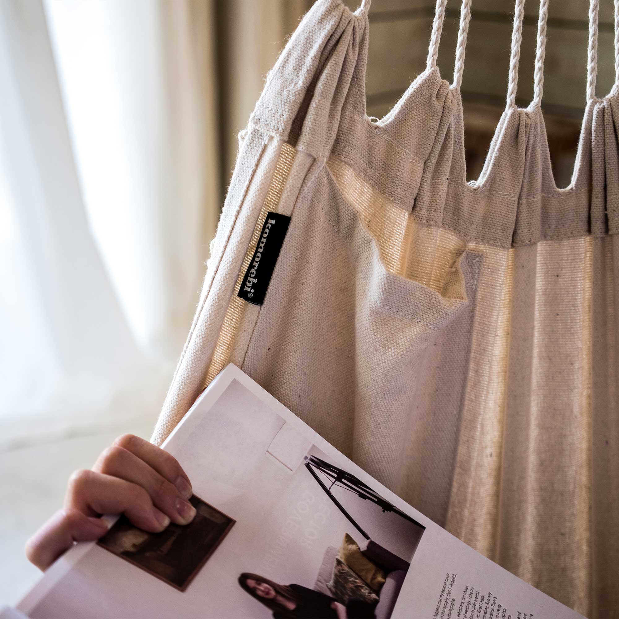 Buy Hanging Hammock Chair (Ivory) by Komorebi