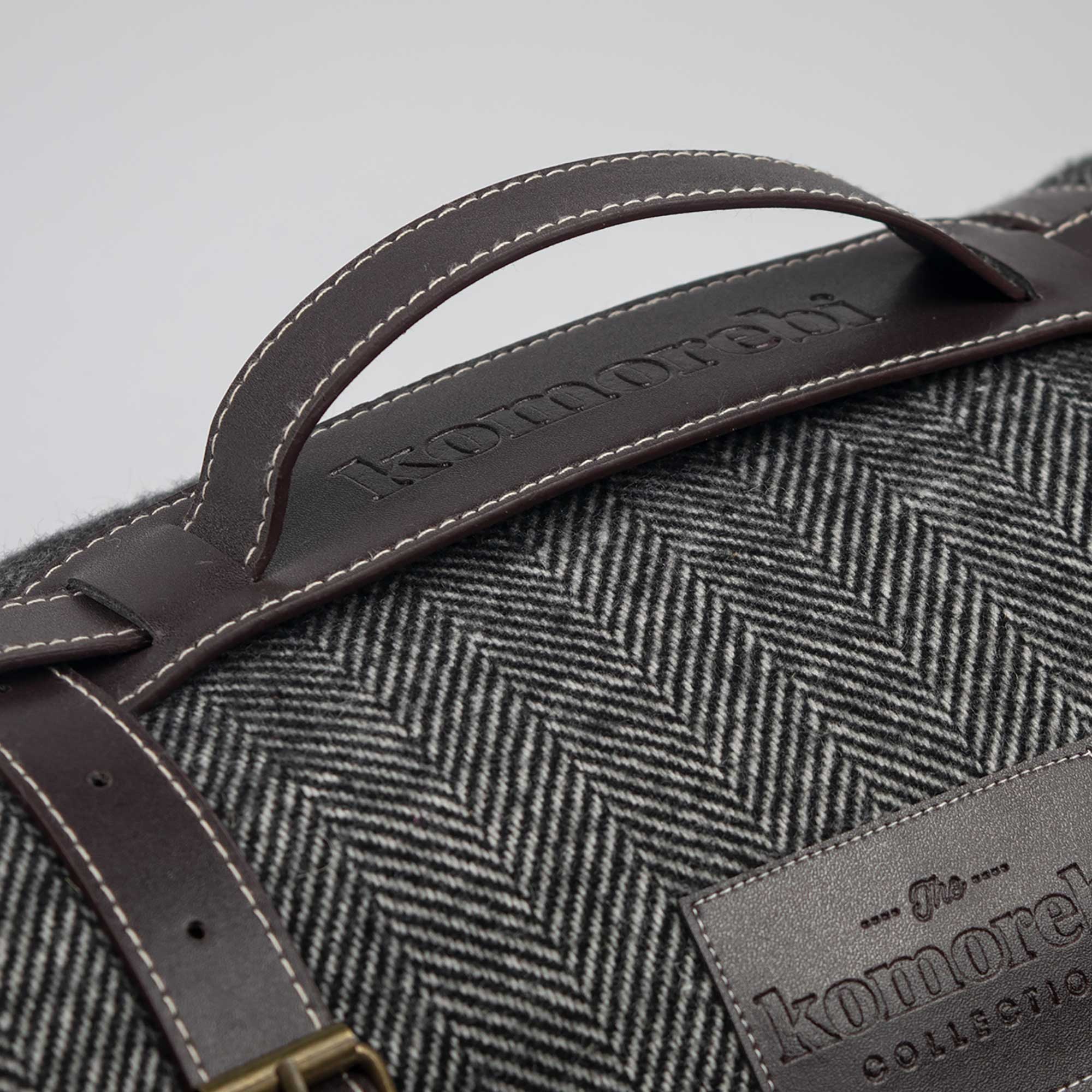 Buy Herringbone Picnic Blanket by Komorebi