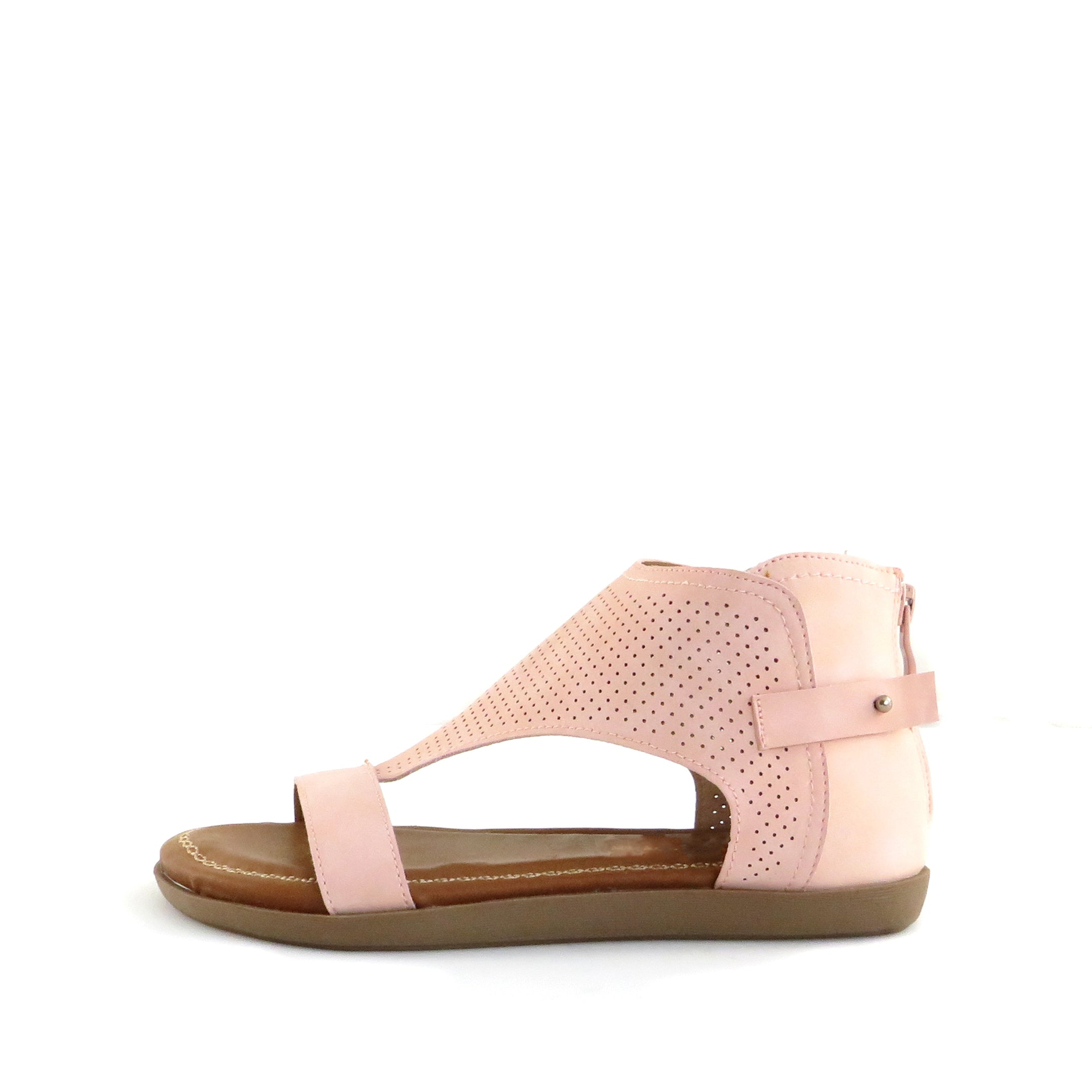 Buy Women's Coop Peach Perforated Sandal by Nest Shoes