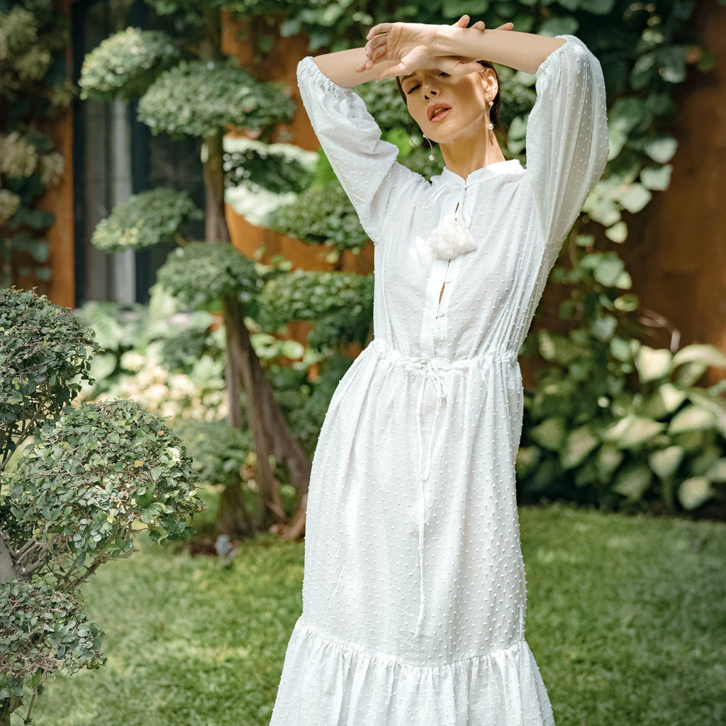 Buy MADELEINE Prairie Midi Dress by BrunnaCo