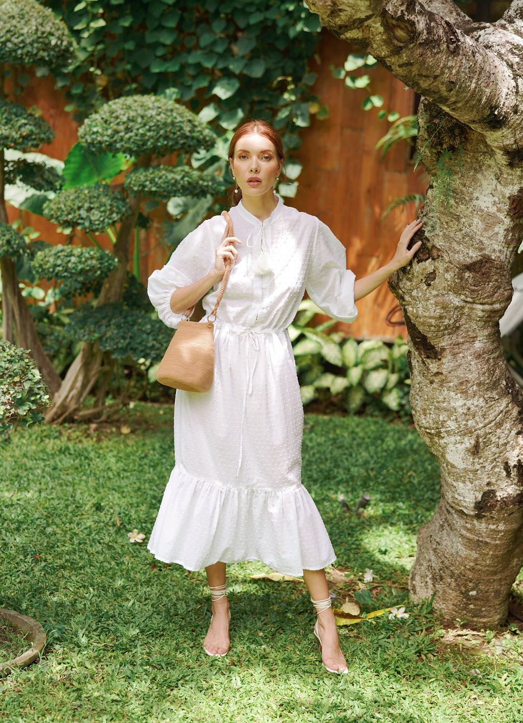 Buy MADELEINE Prairie Midi Dress by BrunnaCo