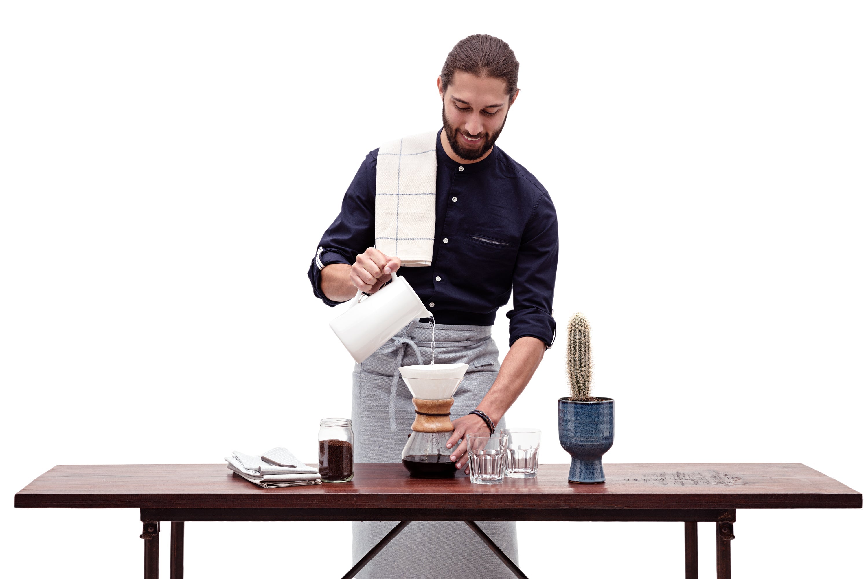 Buy Bistro Apron / Blue by MEEMA