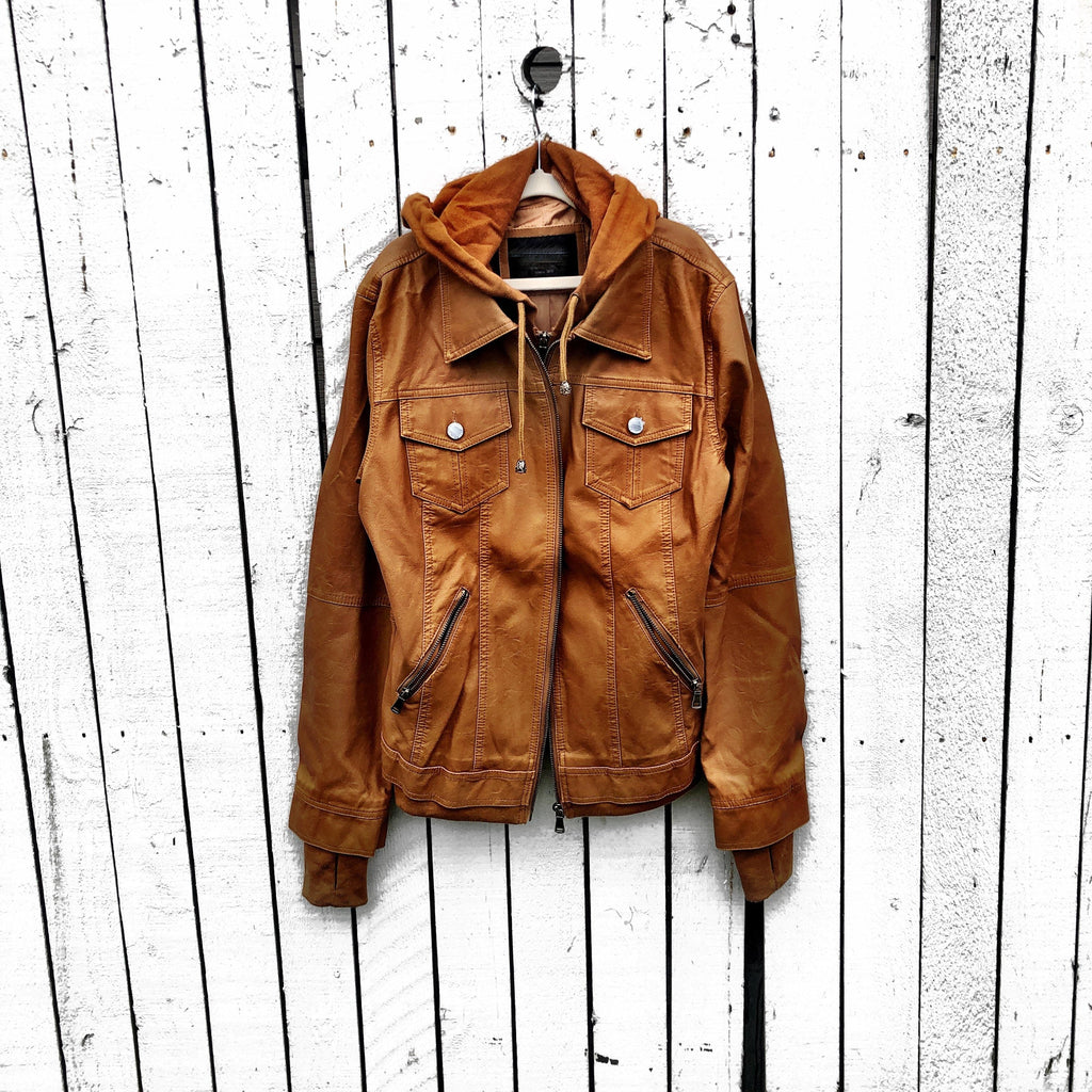 Buy ME + YOU' LEATHER JACKET by Wren + Glory