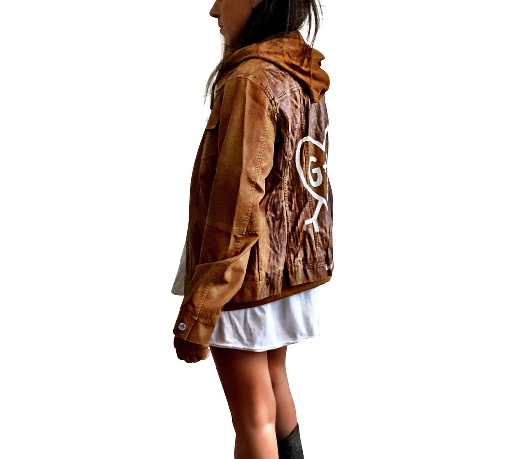 Buy ME + YOU' LEATHER JACKET by Wren + Glory