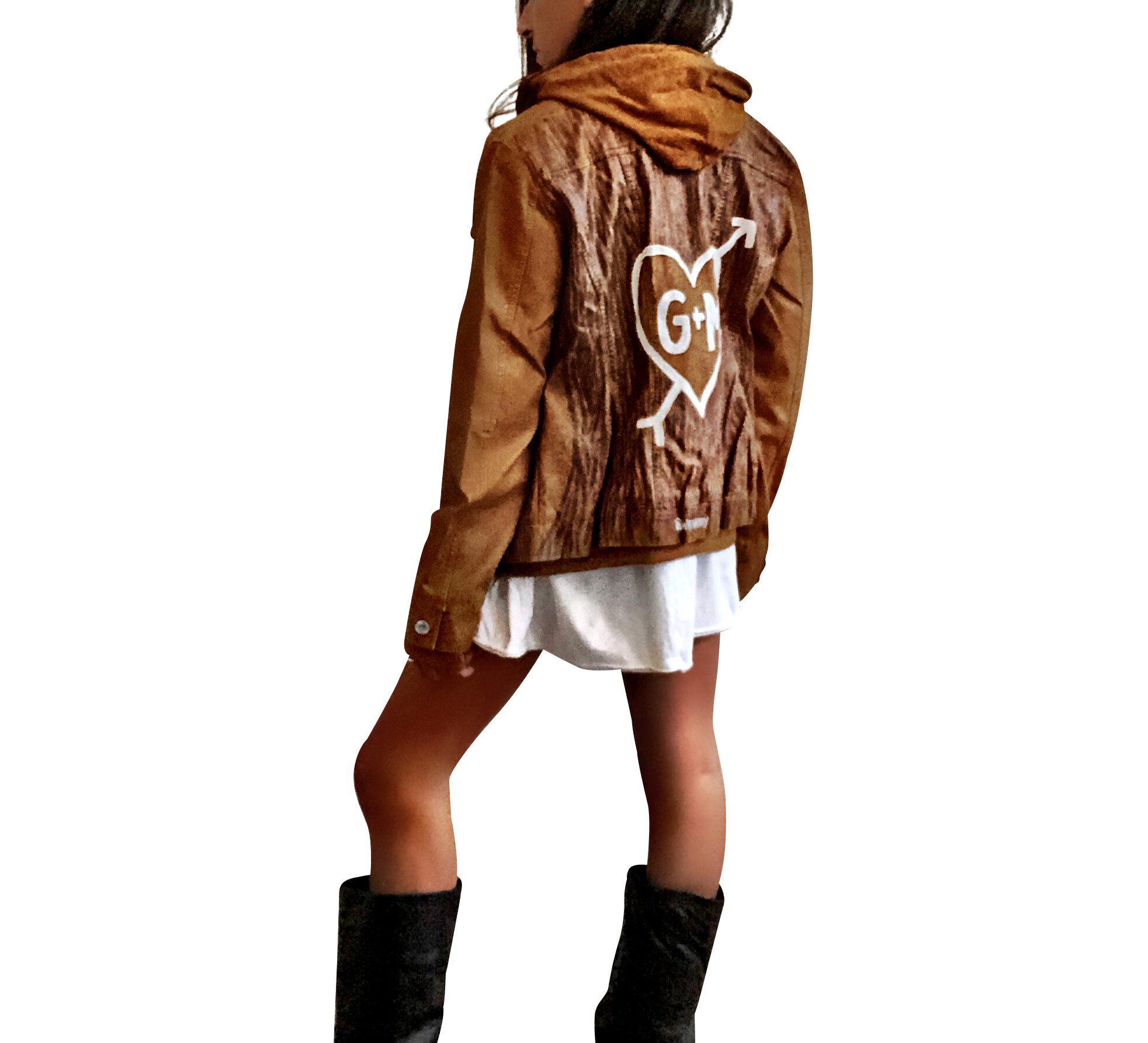 Buy ME + YOU' LEATHER JACKET by Wren + Glory