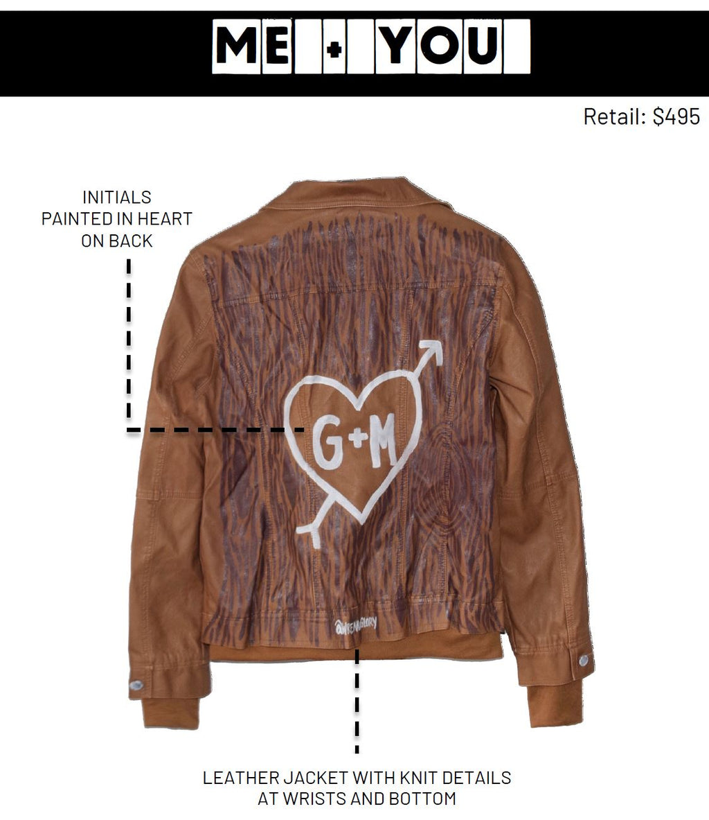 Buy ME + YOU' LEATHER JACKET by Wren + Glory