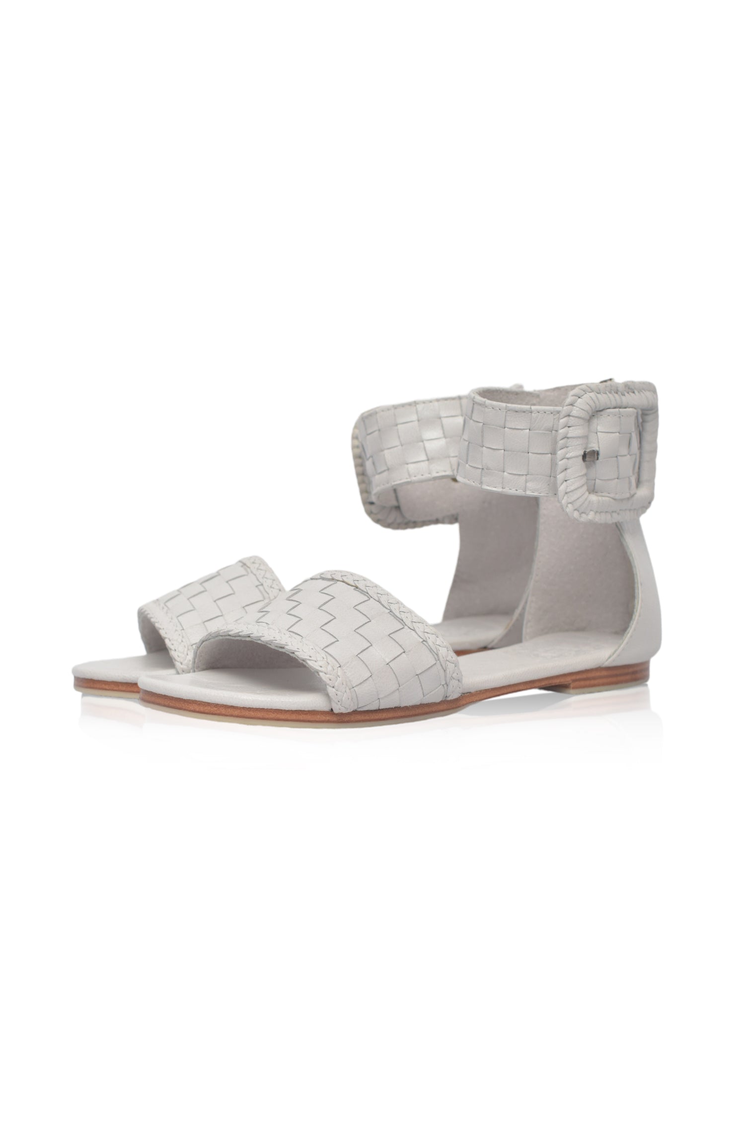 Buy Madagascar Woven Leather Sandals by ELF