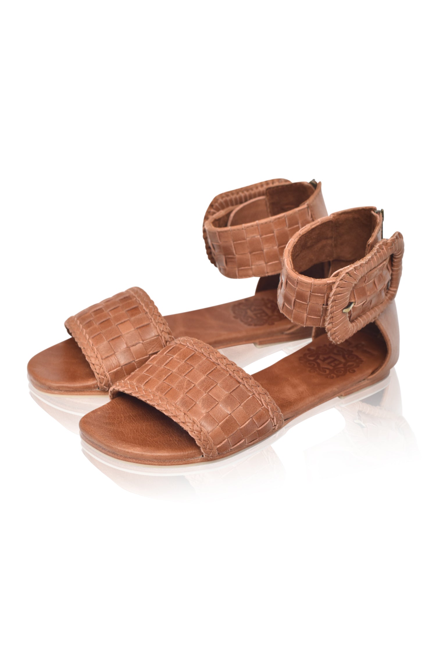 Buy Madagascar Woven Leather Sandals by Bali ELF