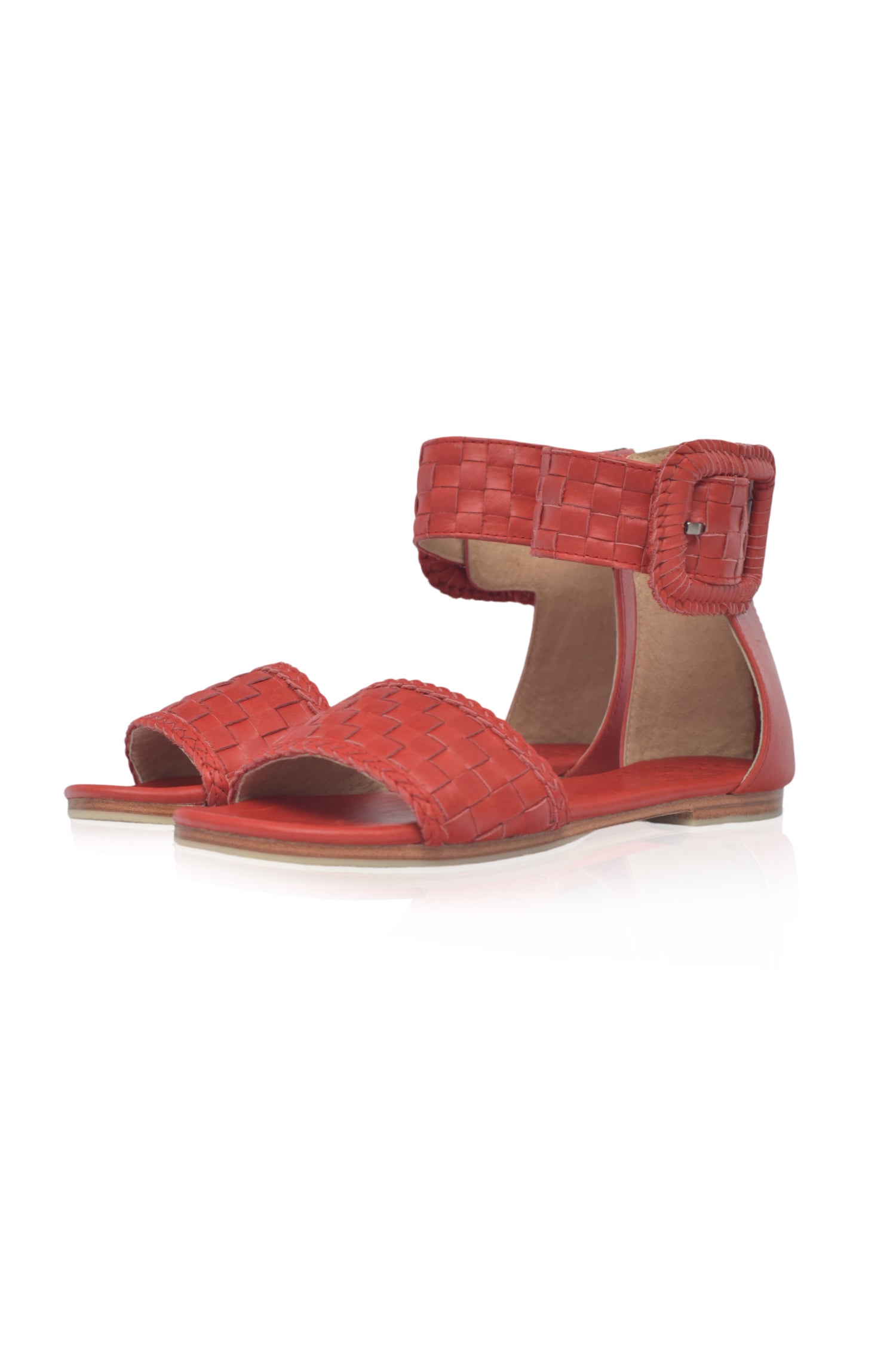 Buy Madagascar Woven Leather Sandals by ELF