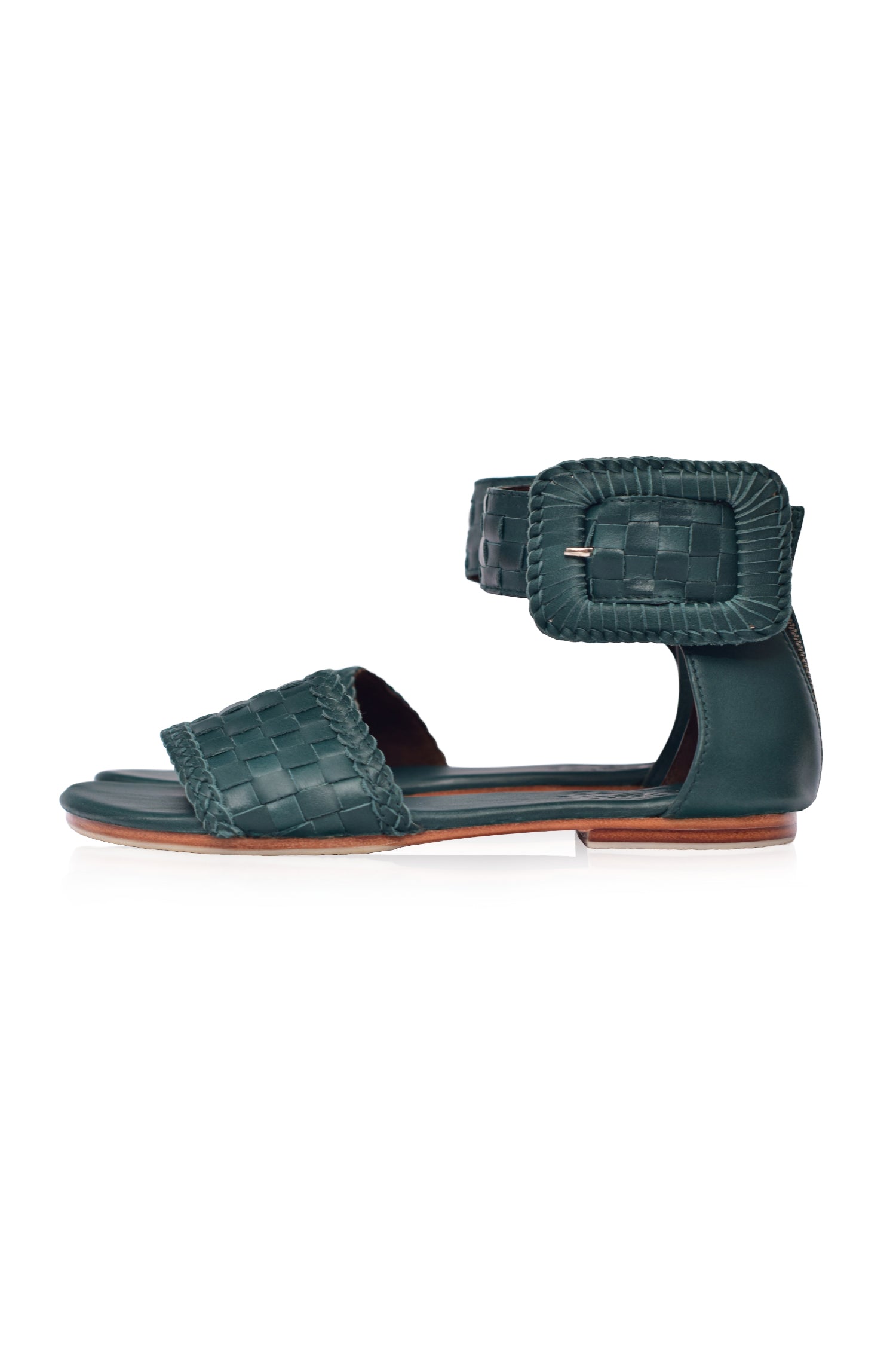 Buy Madagascar Woven Leather Sandals by ELF
