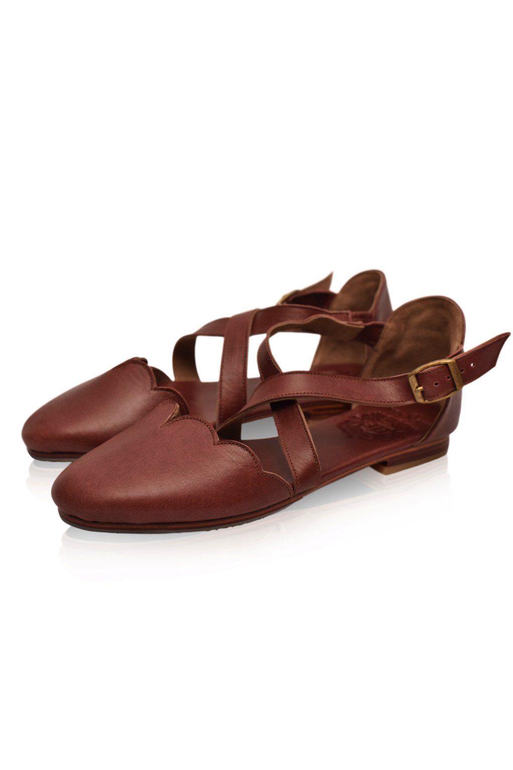 Buy Mangrove Leather Flats by Bali ELF
