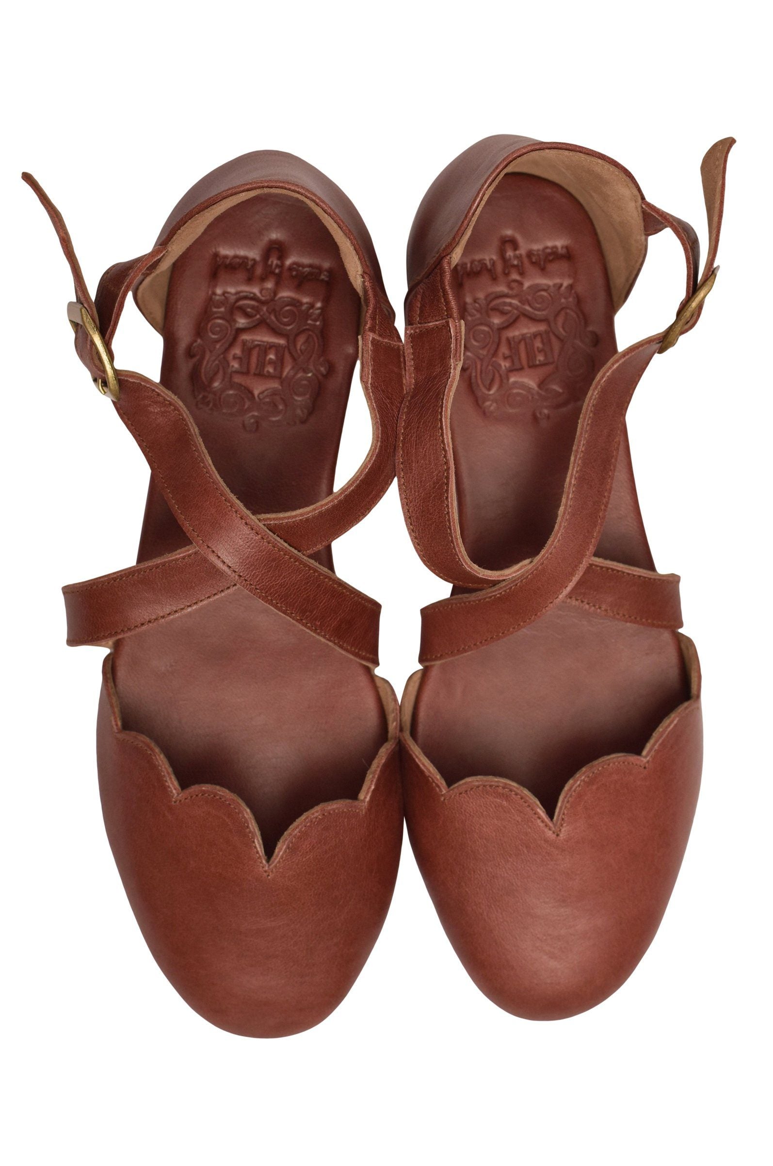 Buy Mangrove Leather Flats by Bali ELF