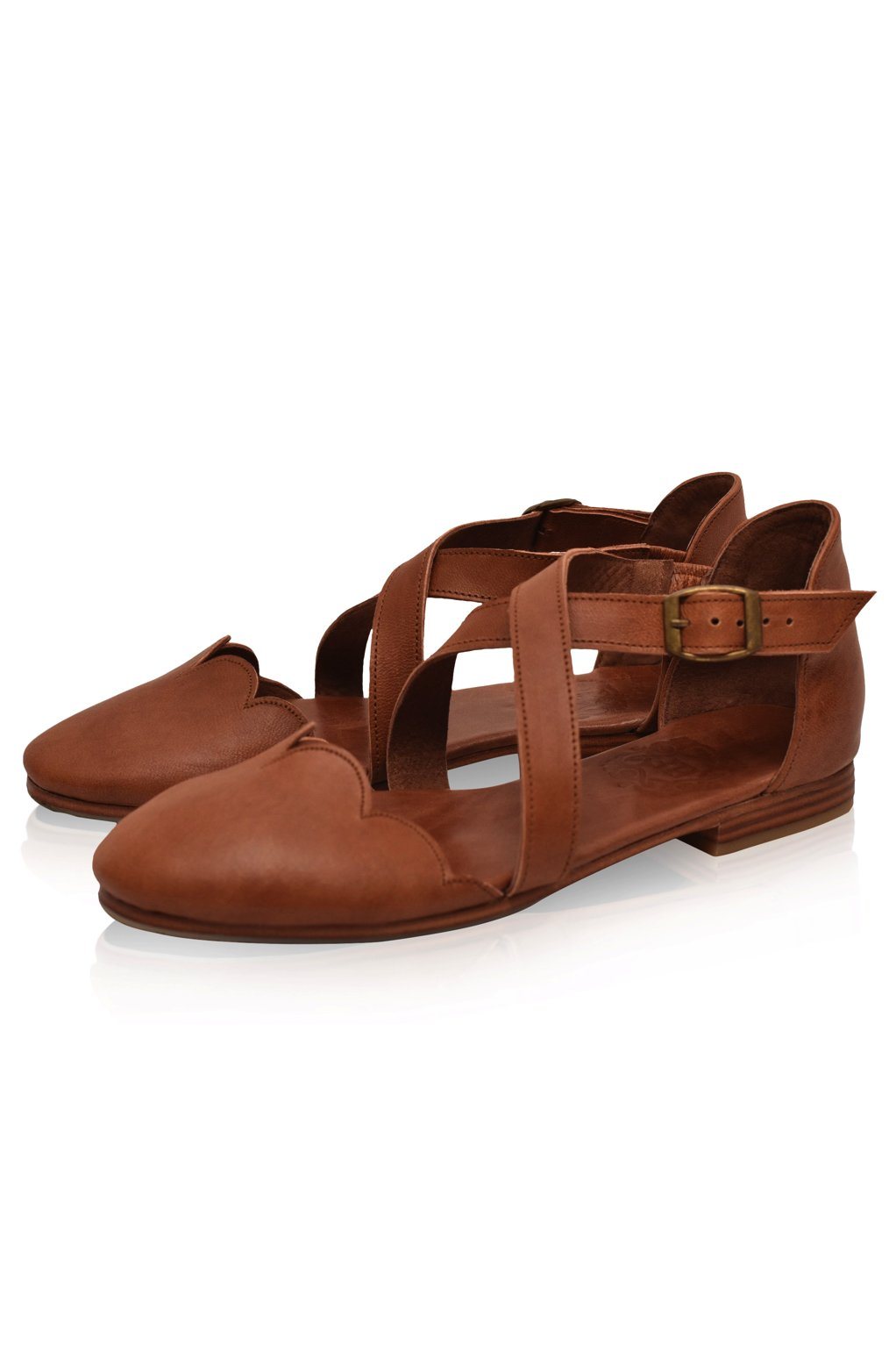 Buy Mangrove Leather Flats by Bali ELF