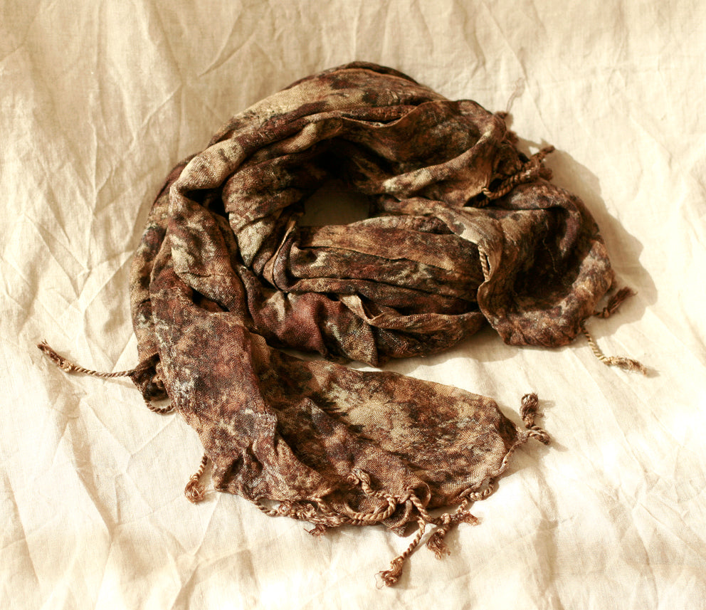 Buy Marfa Handwoven Cotton Scarf by BrunnaCo by BrunnaCo
