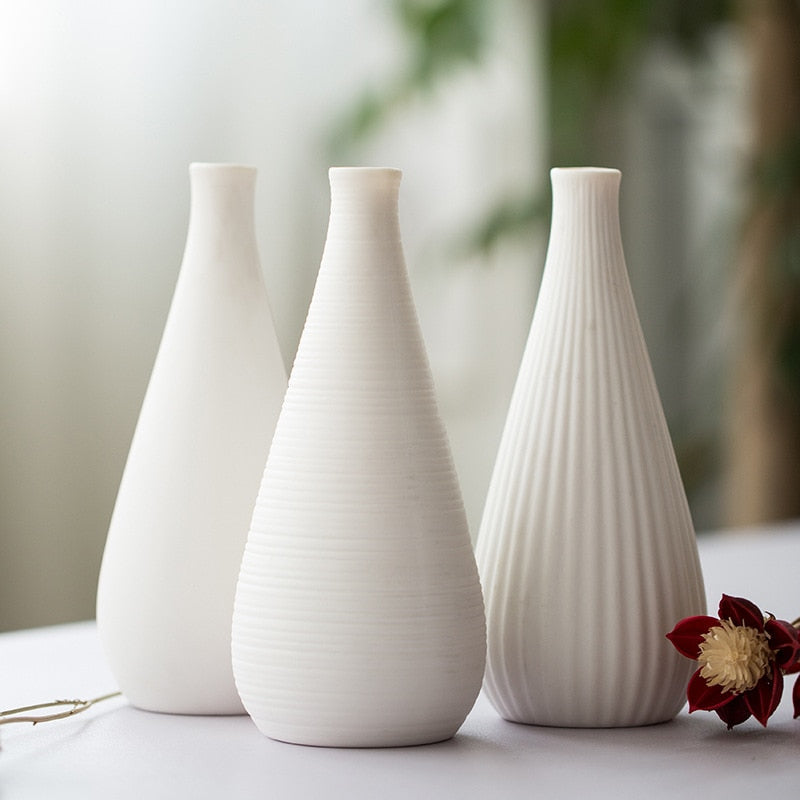 Nordic Desk Flower Vase Home Decoration Ceramic