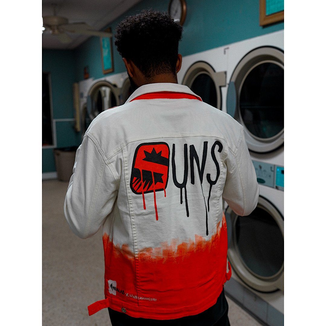 Buy GO SUNS' DENIM JACKET by Wren + Glory