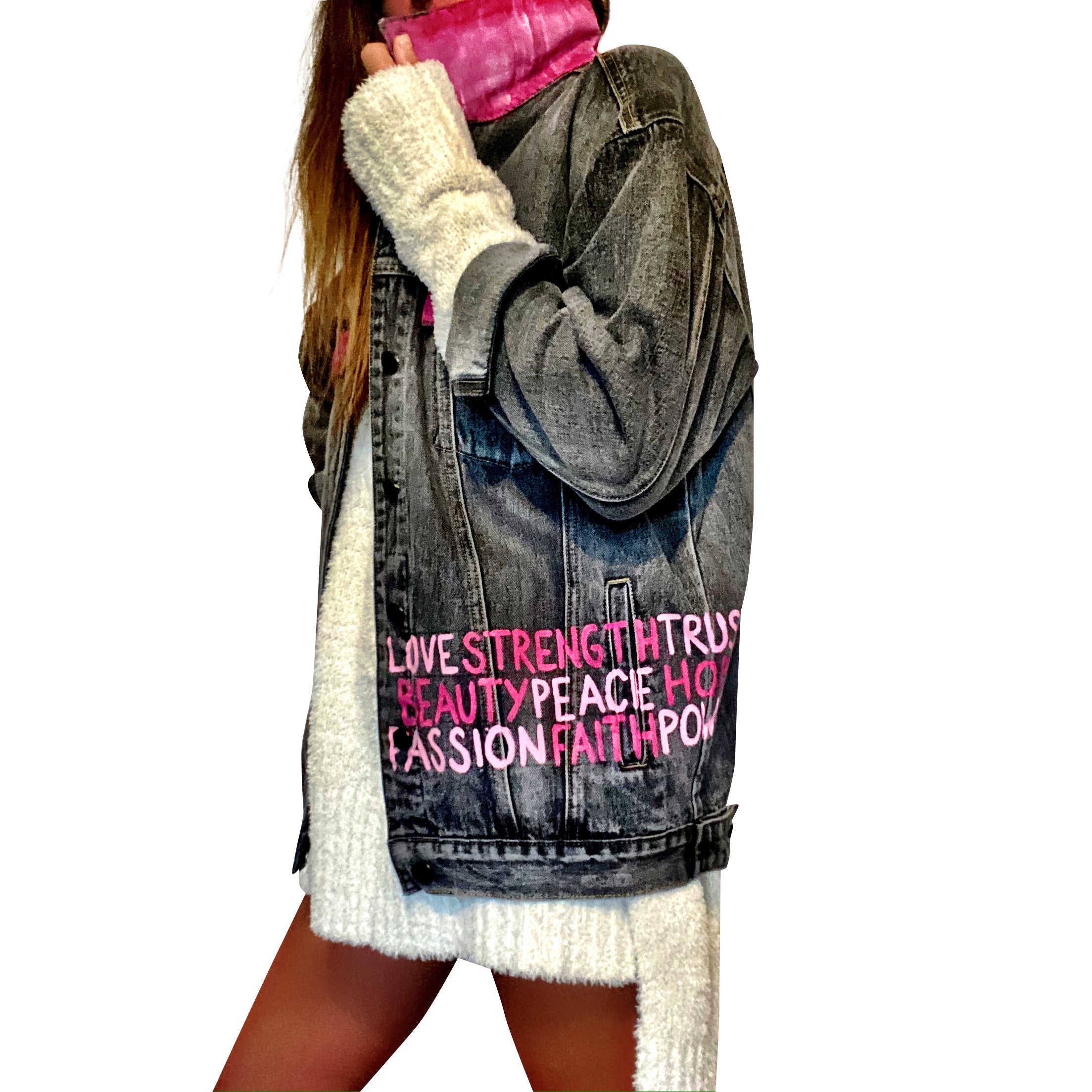 Buy LADYLOVE' DENIM JACKET by Wren + Glory