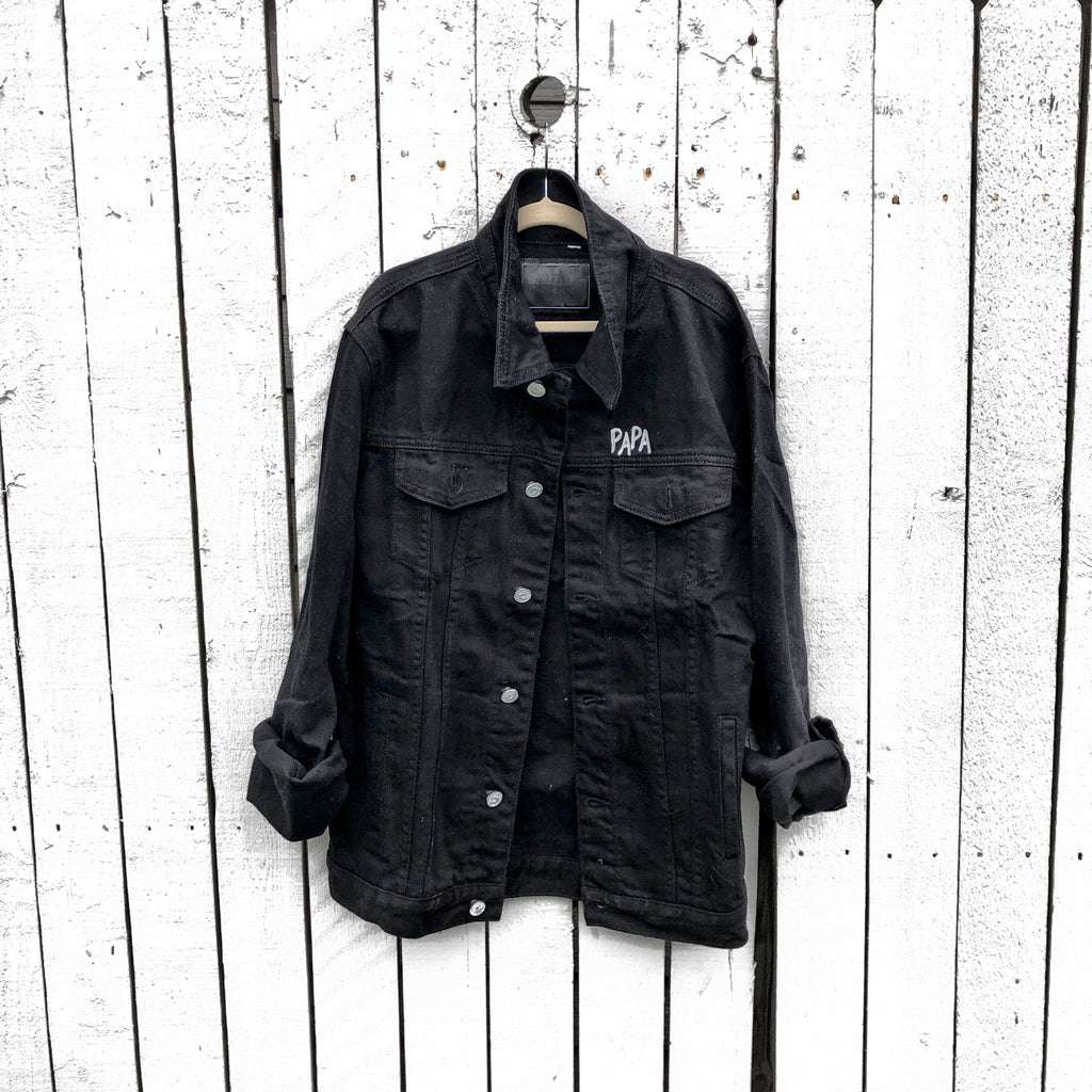 Buy PAPA' DENIM JACKET by Wren + Glory