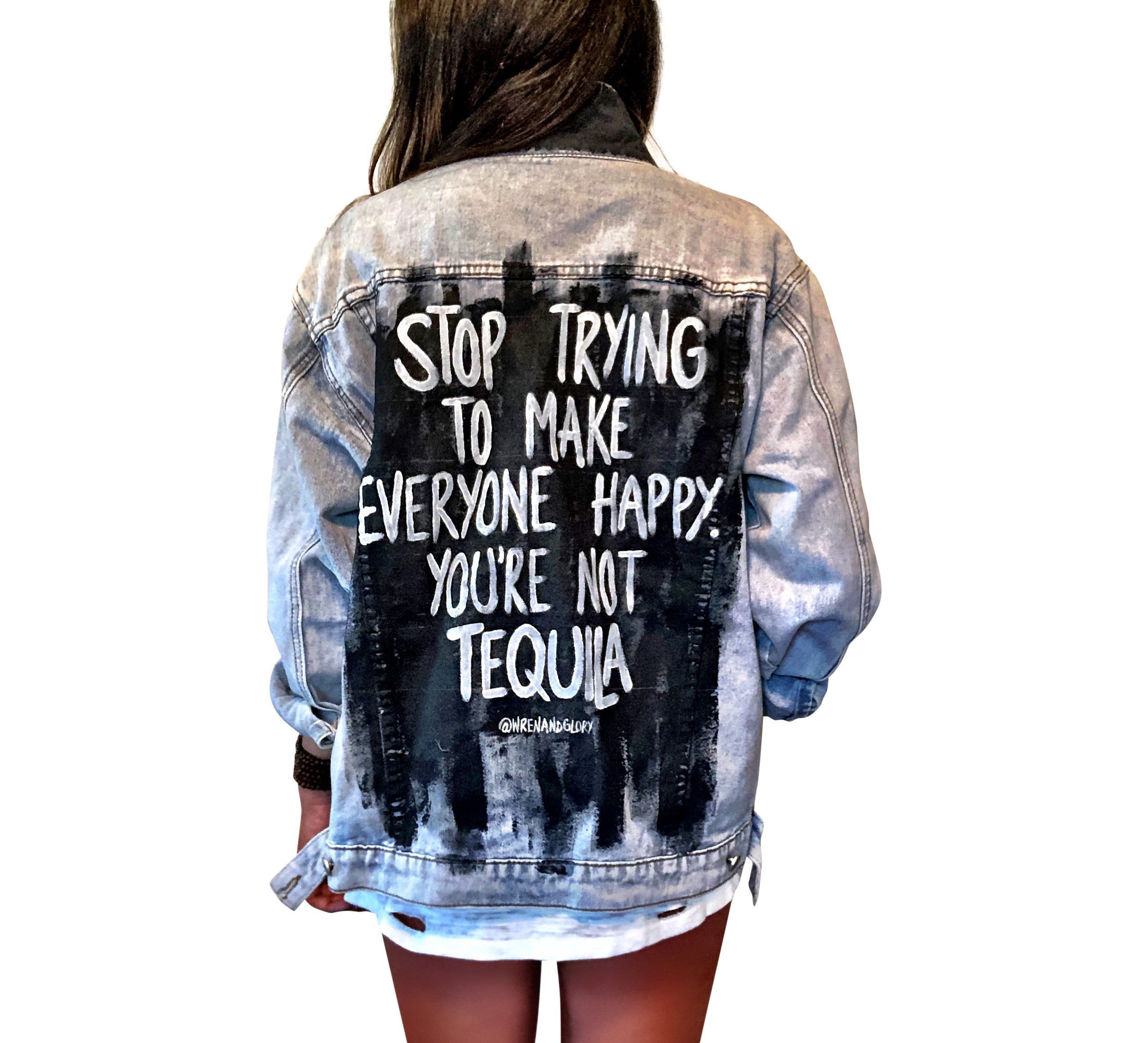 Buy TEQUILA TEQUILA' DENIM JACKET by Wren + Glory