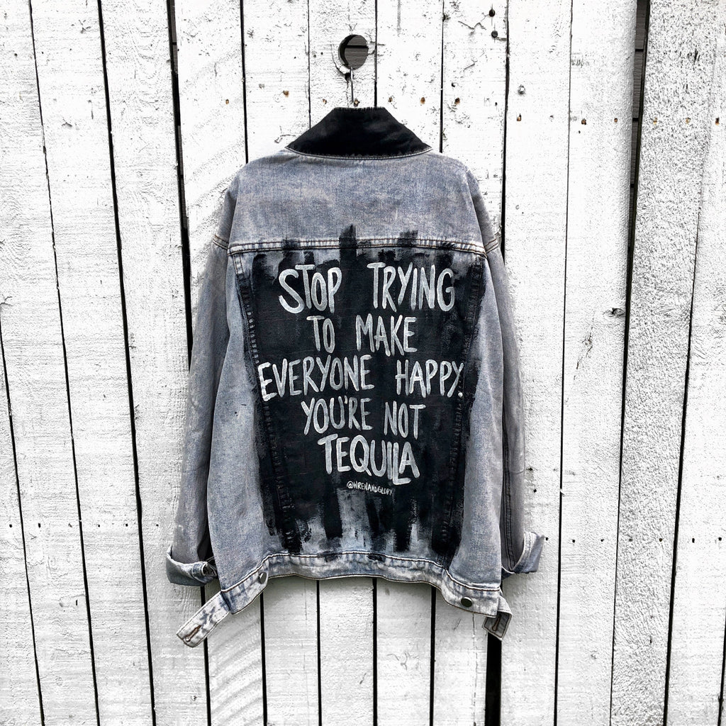Buy TEQUILA TEQUILA' DENIM JACKET by Wren + Glory