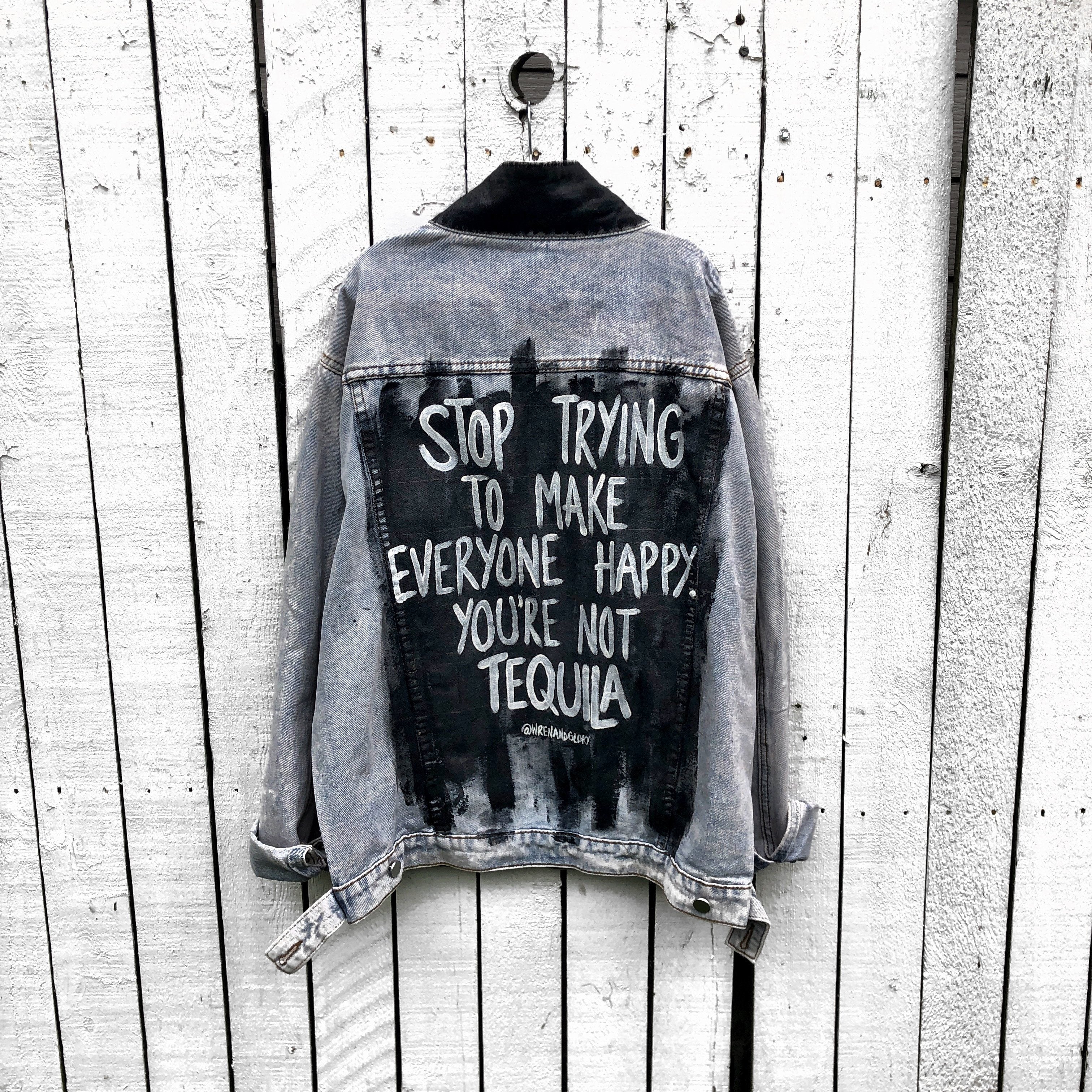 Buy TEQUILA TEQUILA' DENIM JACKET by Wren + Glory