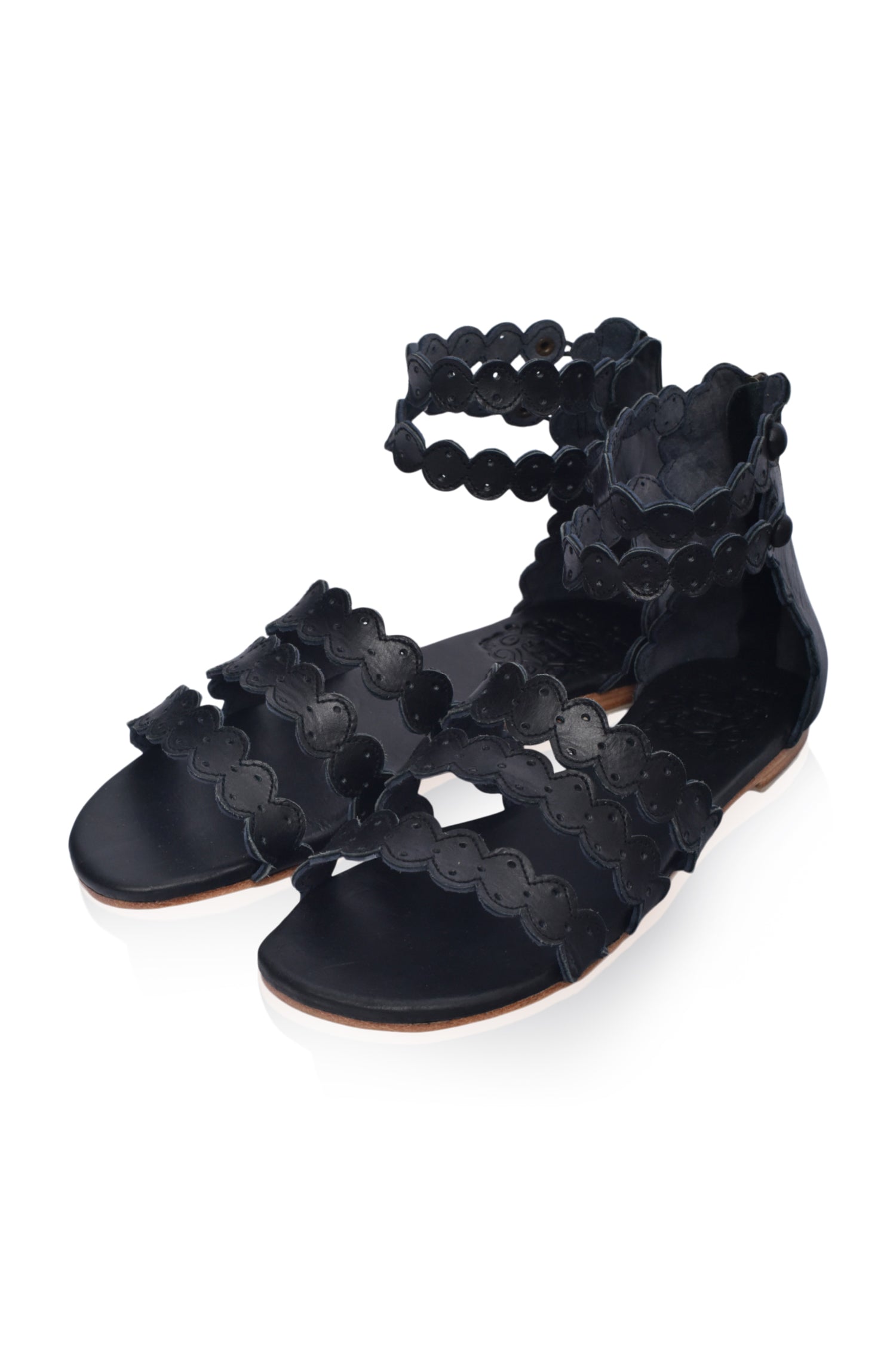 Buy Rimini Boho Leather Sandals by ELF