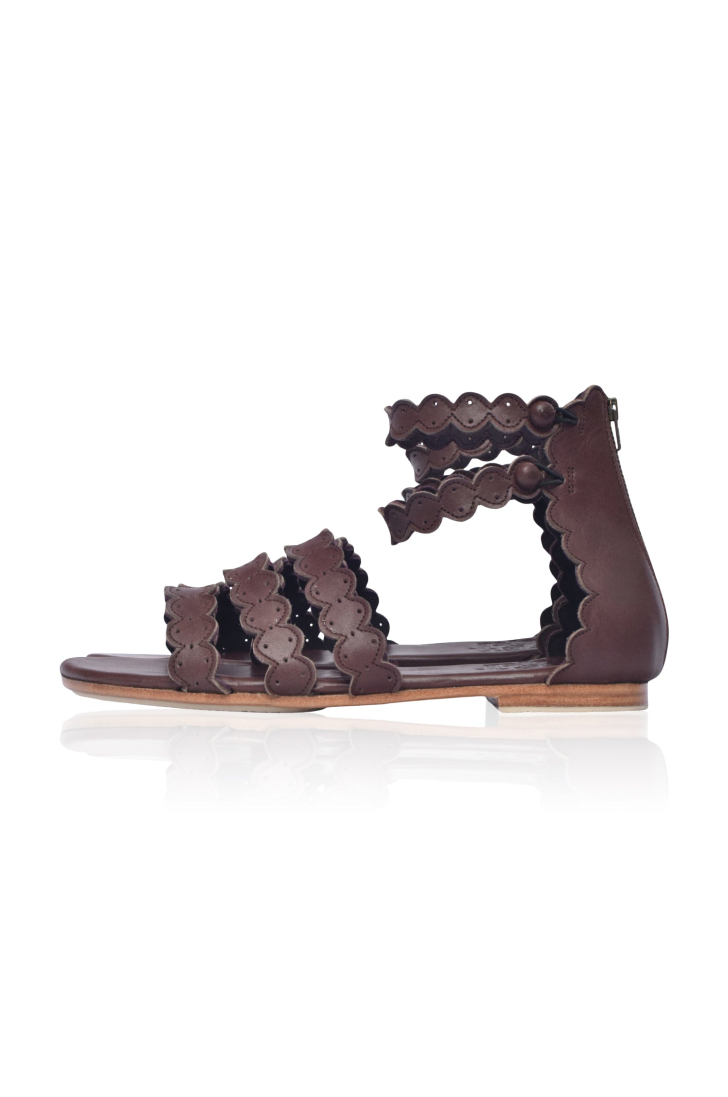 Buy Rimini Boho Leather Sandals by ELF