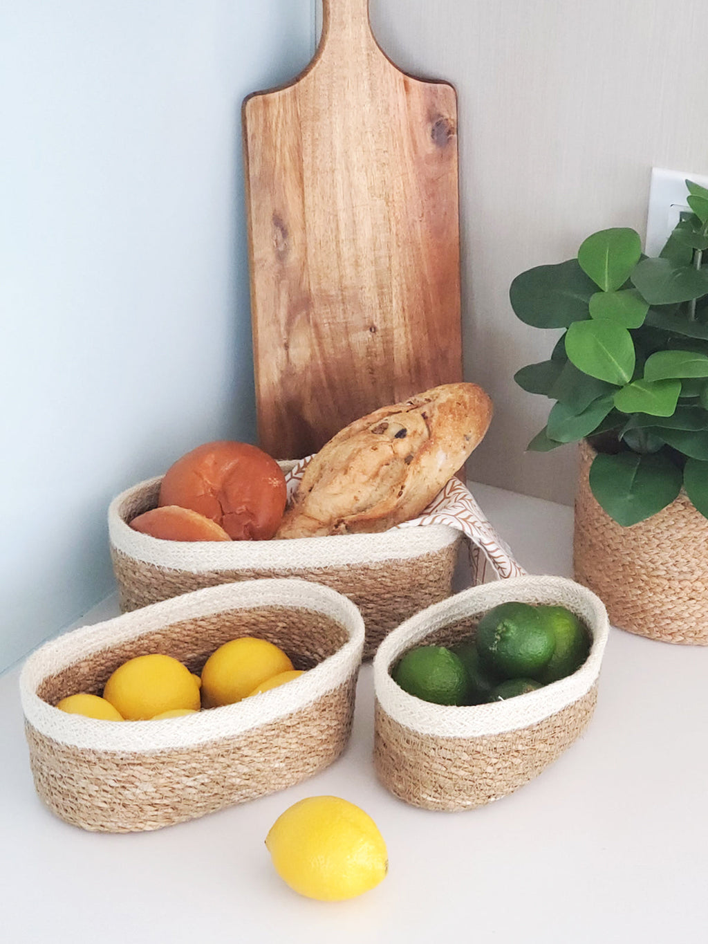 Buy Savar Oval Bowl (Set of 3) by KORISSA by KORISSA