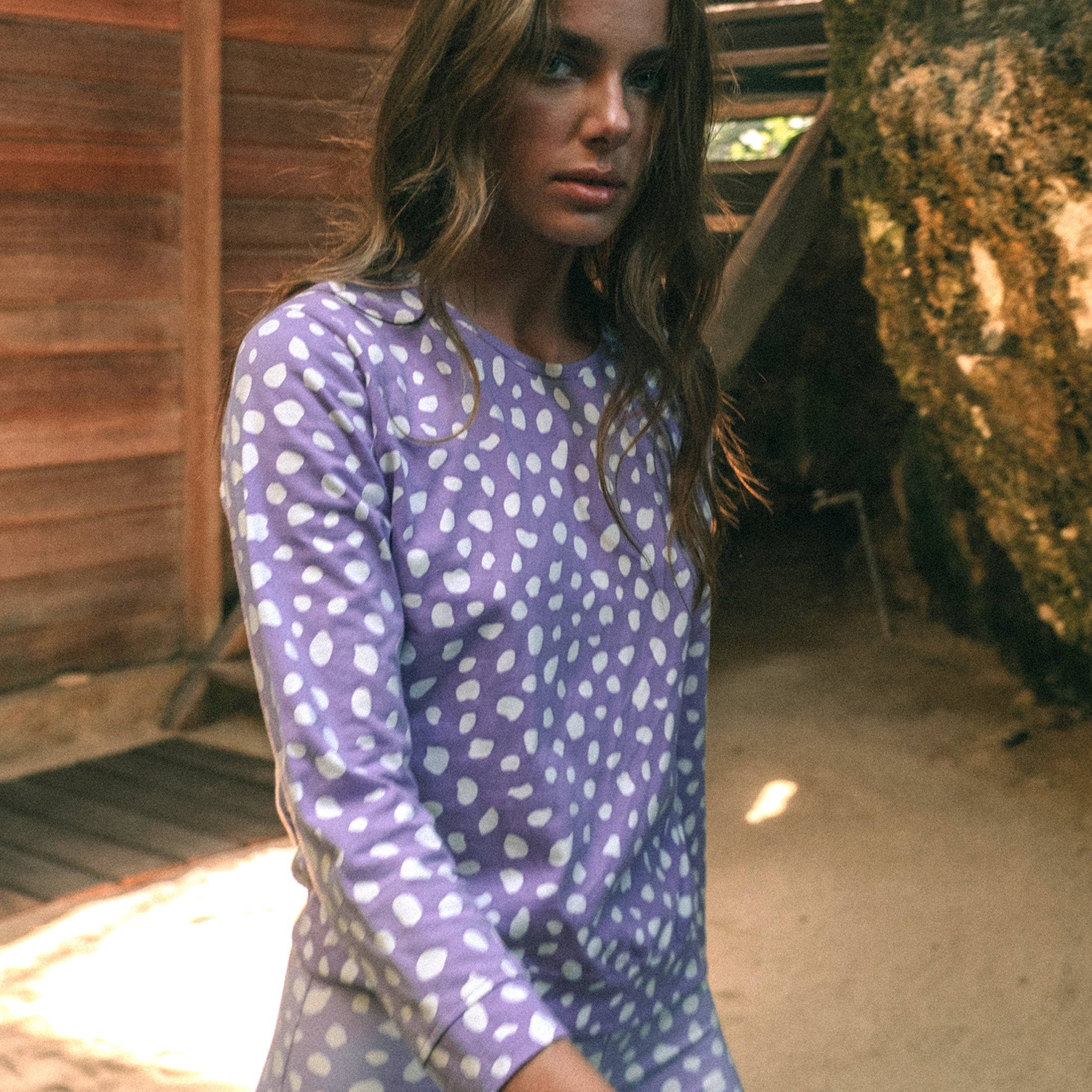 Buy ARNOLDI Organic Cotton Sweatshirt, in Lilac Purple by BrunnaCo