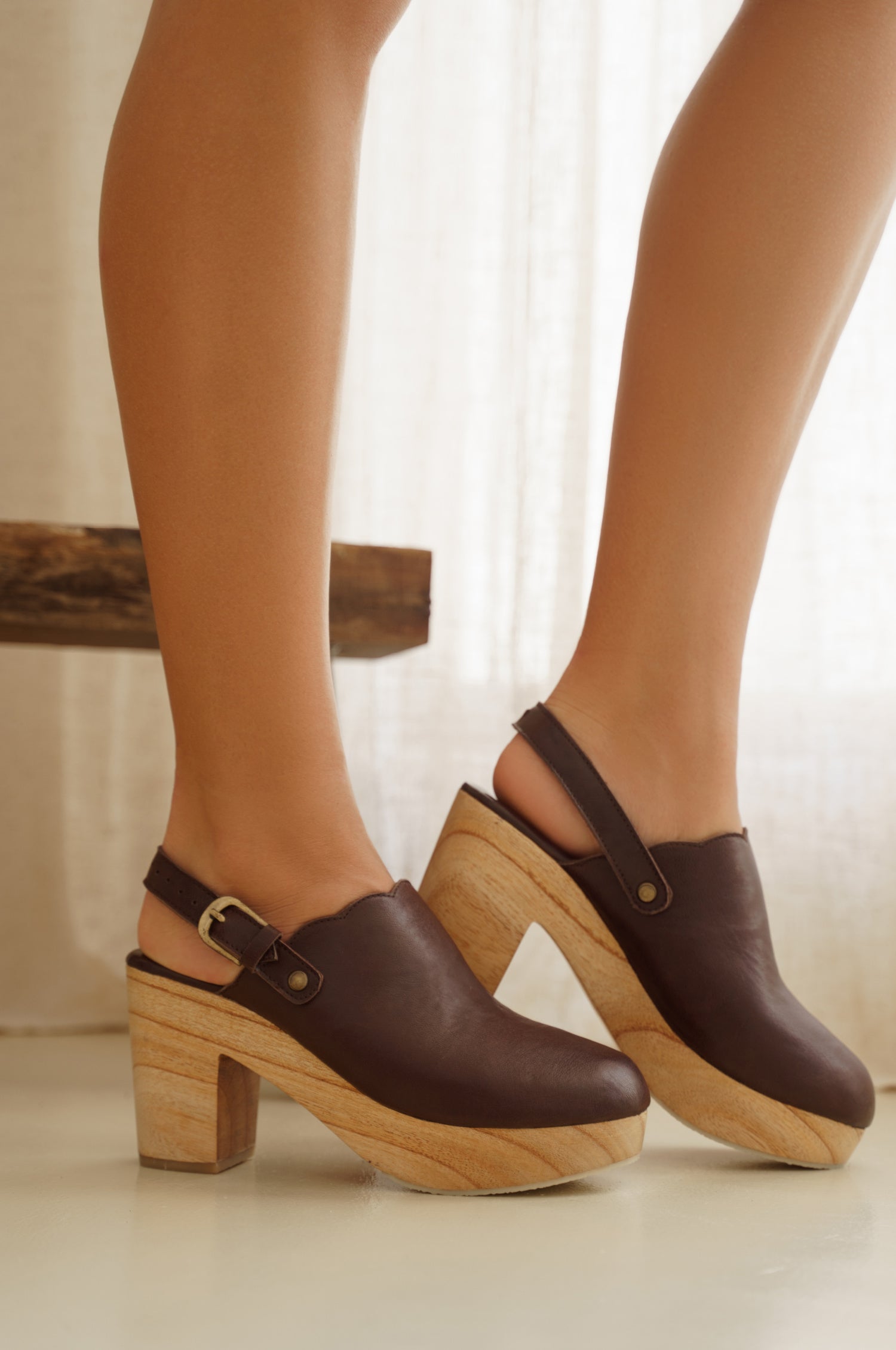 Buy Sierra Leather Clogs by ELF