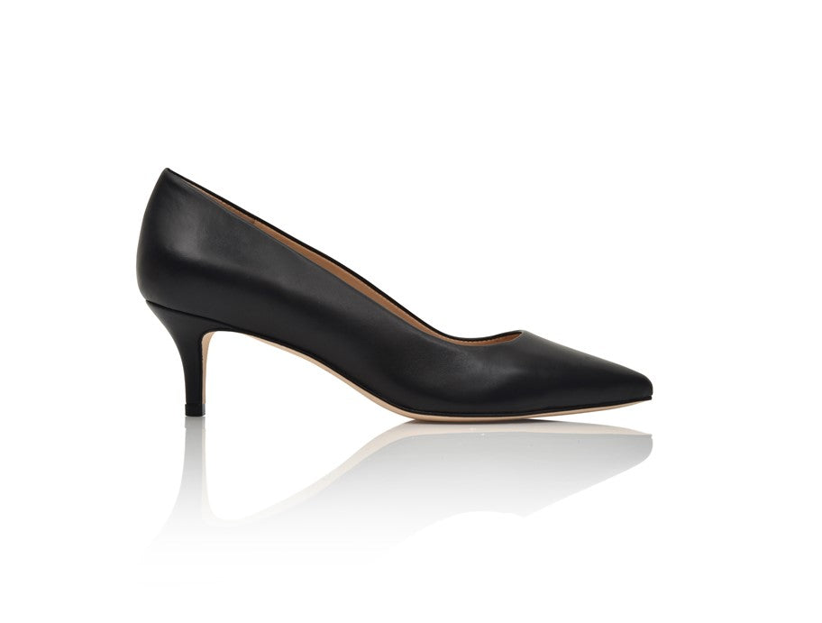 Buy Callie Black Lux Nappa by Joan Oloff Shoes by Joan Oloff Shoes