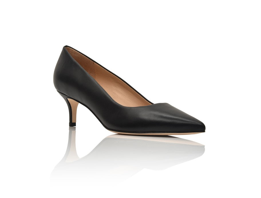 Buy Callie Black Lux Nappa by Joan Oloff Shoes by Joan Oloff Shoes