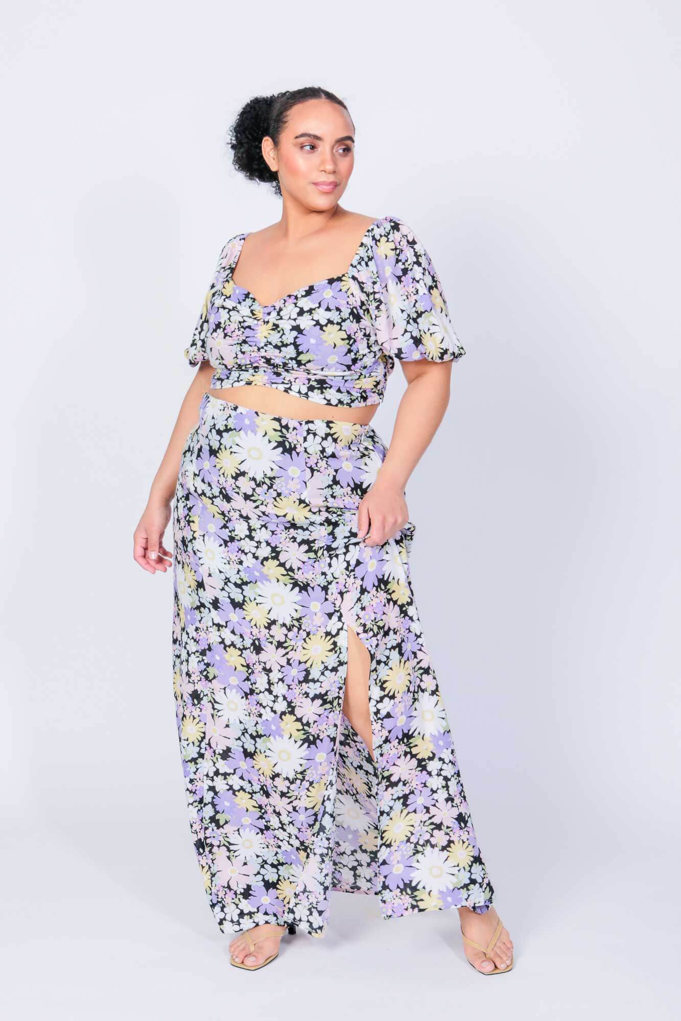 Sonny Cher Crop Top and Skirt Two Piece Set – Faz Fashion