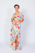 Buy Peaches & Herb Crop Top and Skirt Two Piece Set by LUVMEMORE