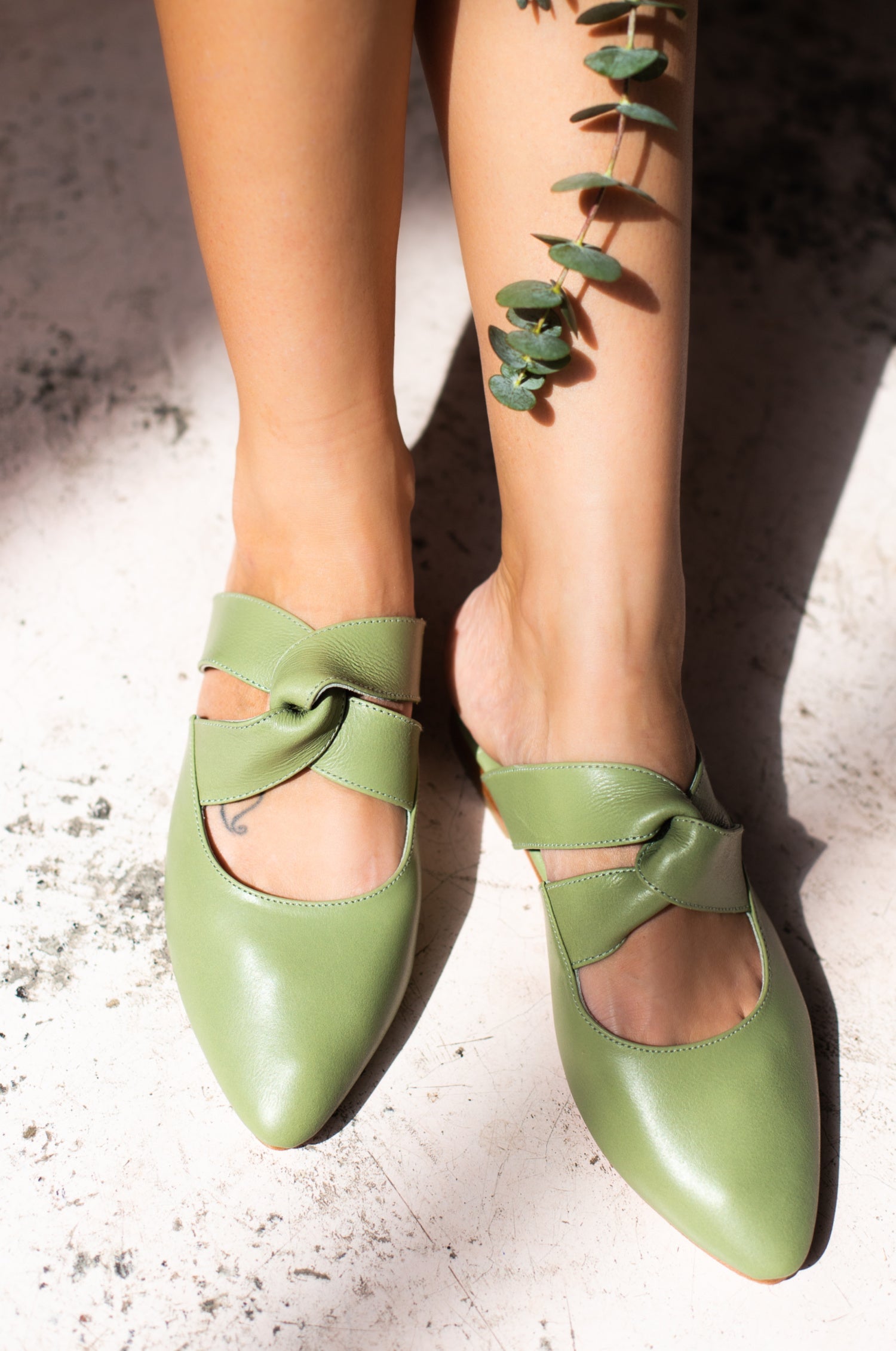 Buy Taj Mahal Pointy Toe Mules by ELF