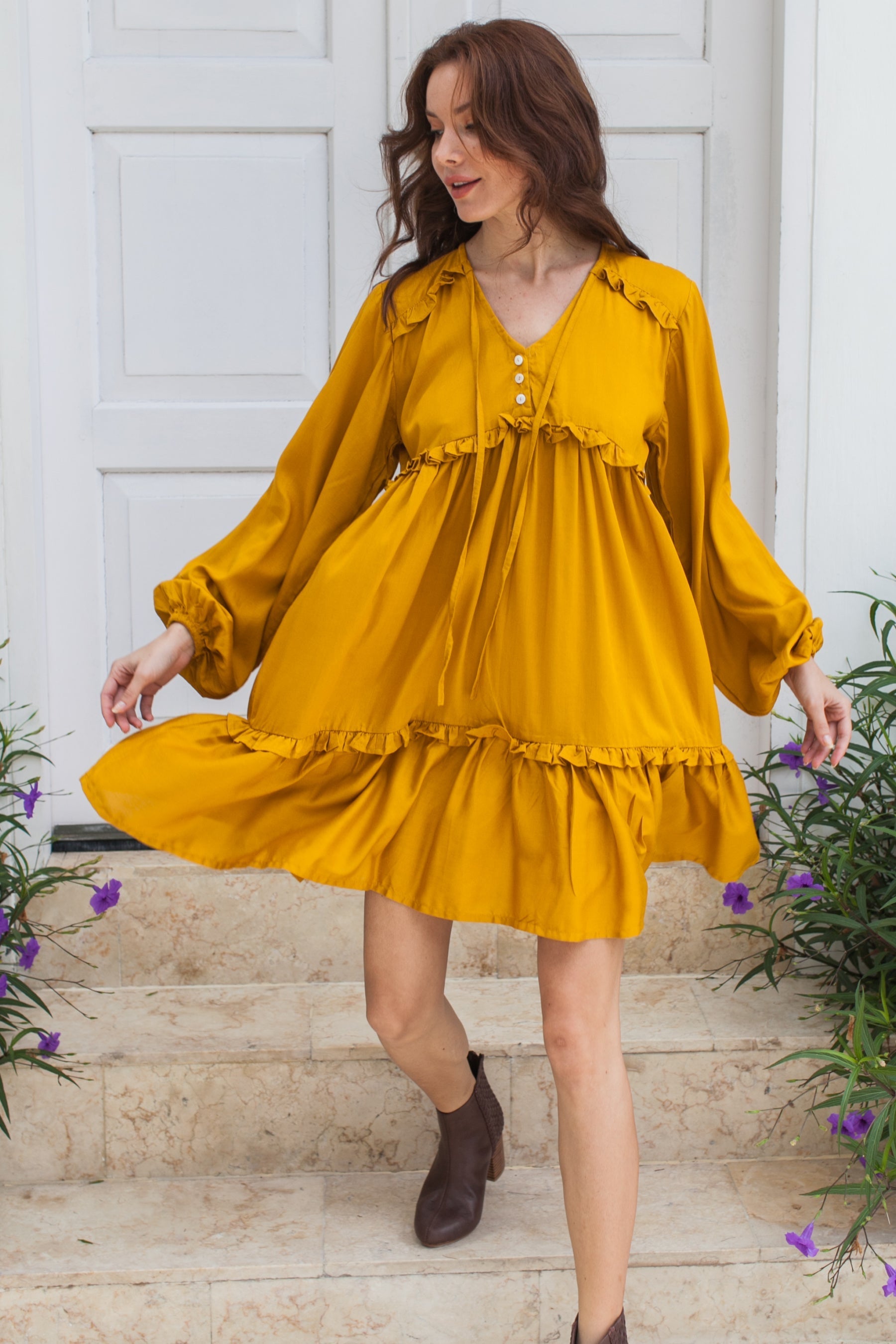 Texas Rose Boho Dress