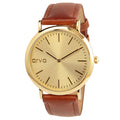 Buy Arvo Gold Time Sawyer Watch - Brown Leather by Arvo