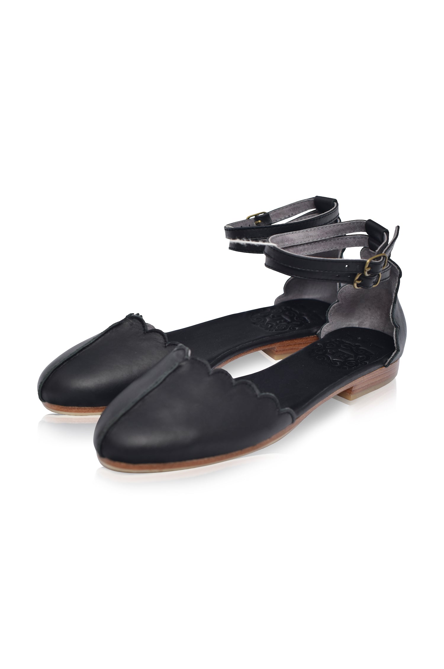 Buy Venus Leather Flats by ELF