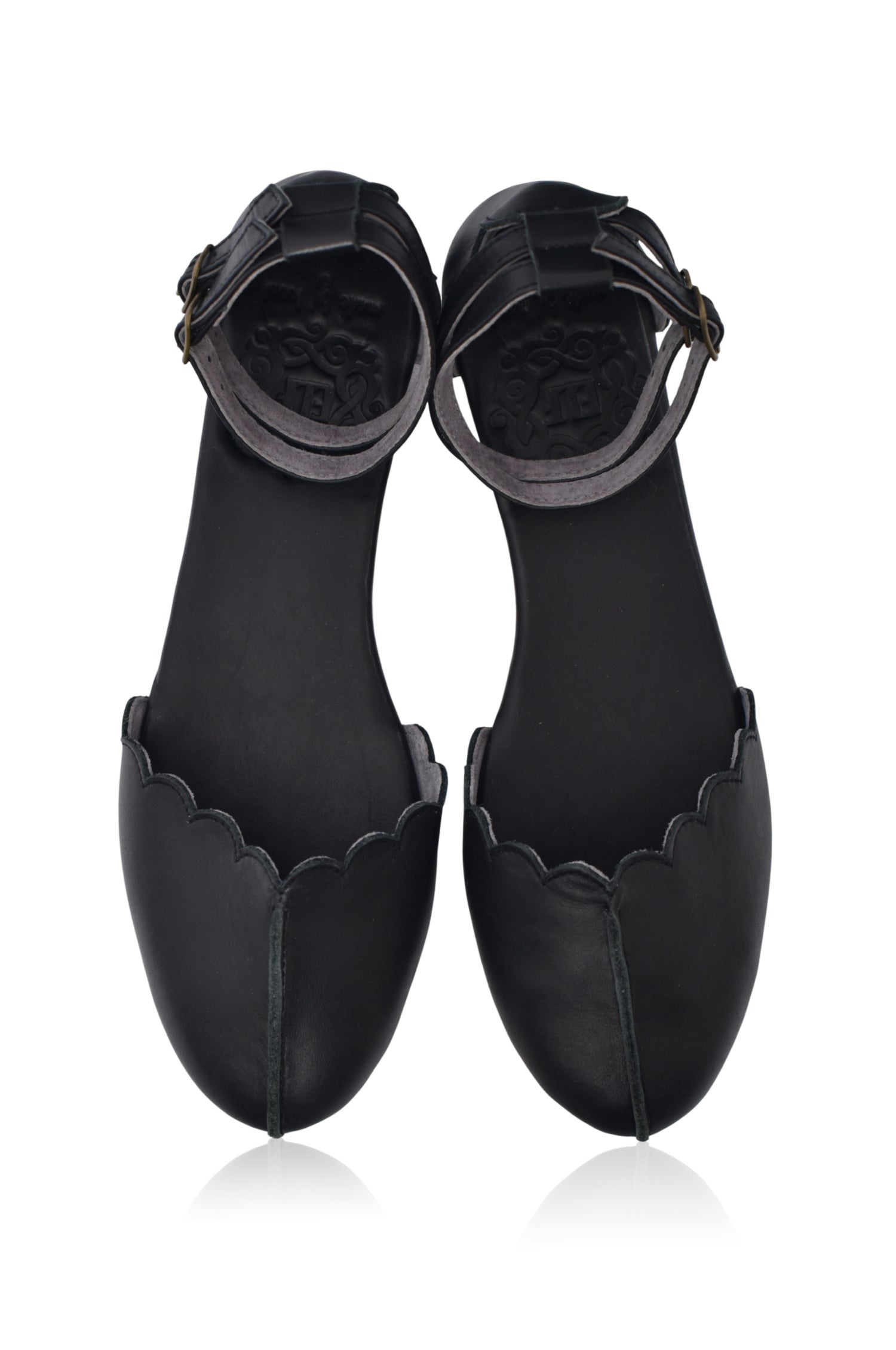 Buy Venus Leather Flats by ELF