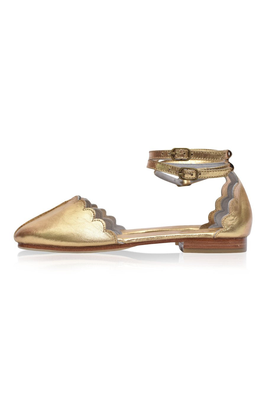 Buy Venus Leather Flats by ELF
