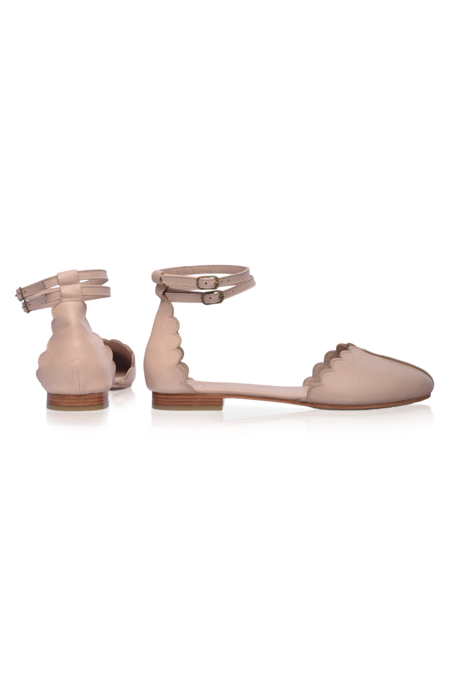 Buy Venus Leather Flats by ELF