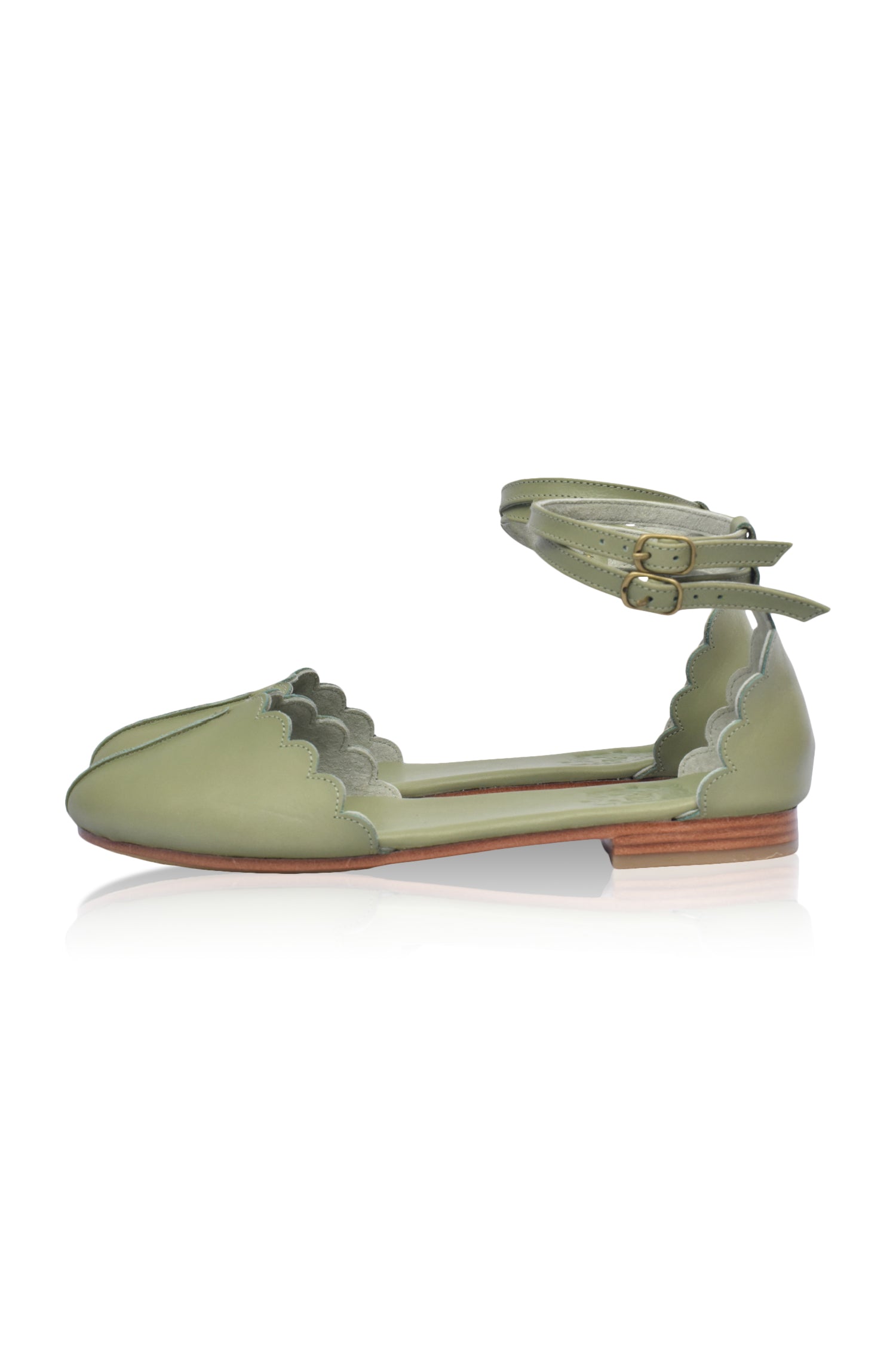 Buy Venus Leather Flats by ELF