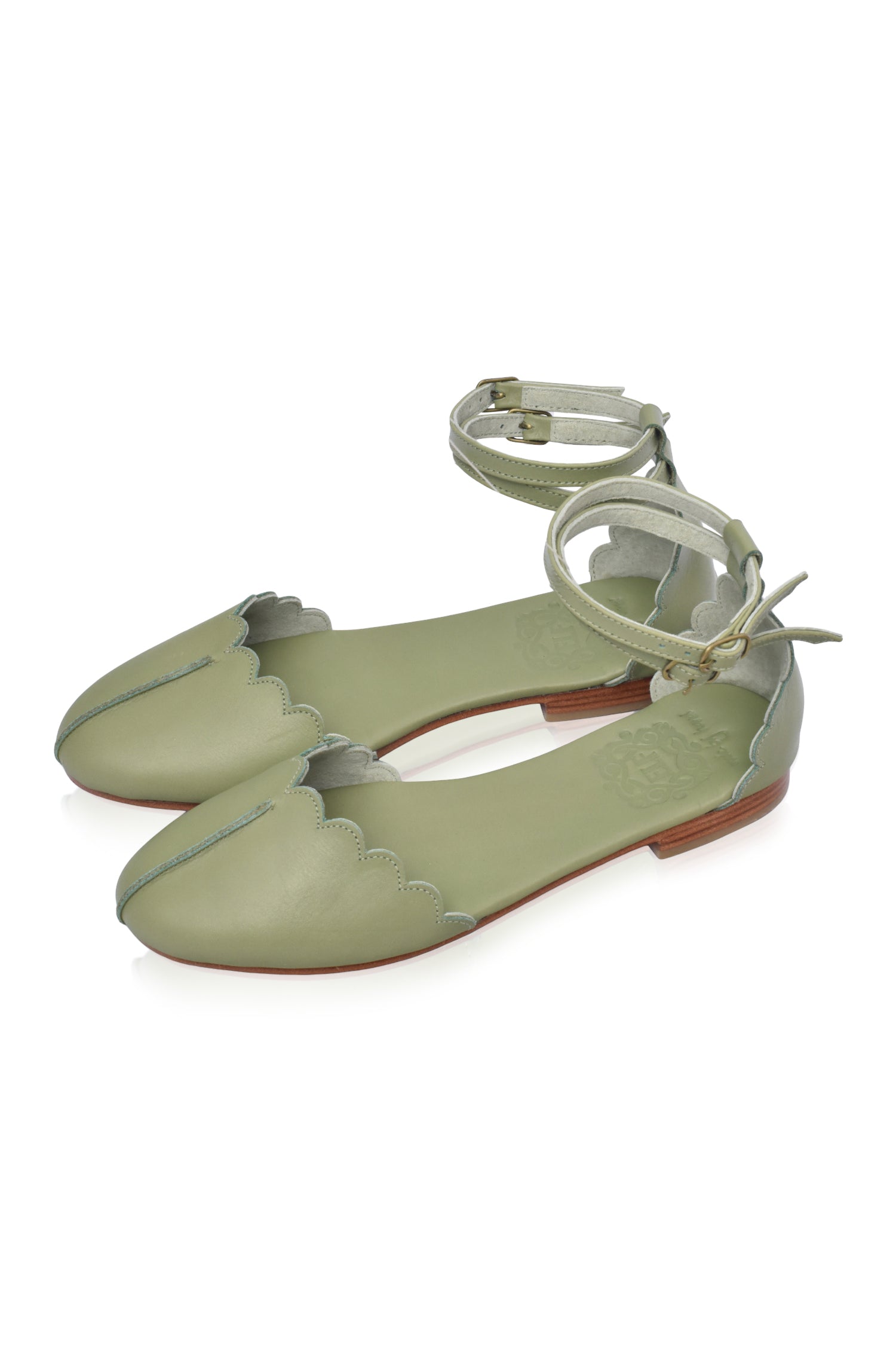 Buy Venus Leather Flats by ELF