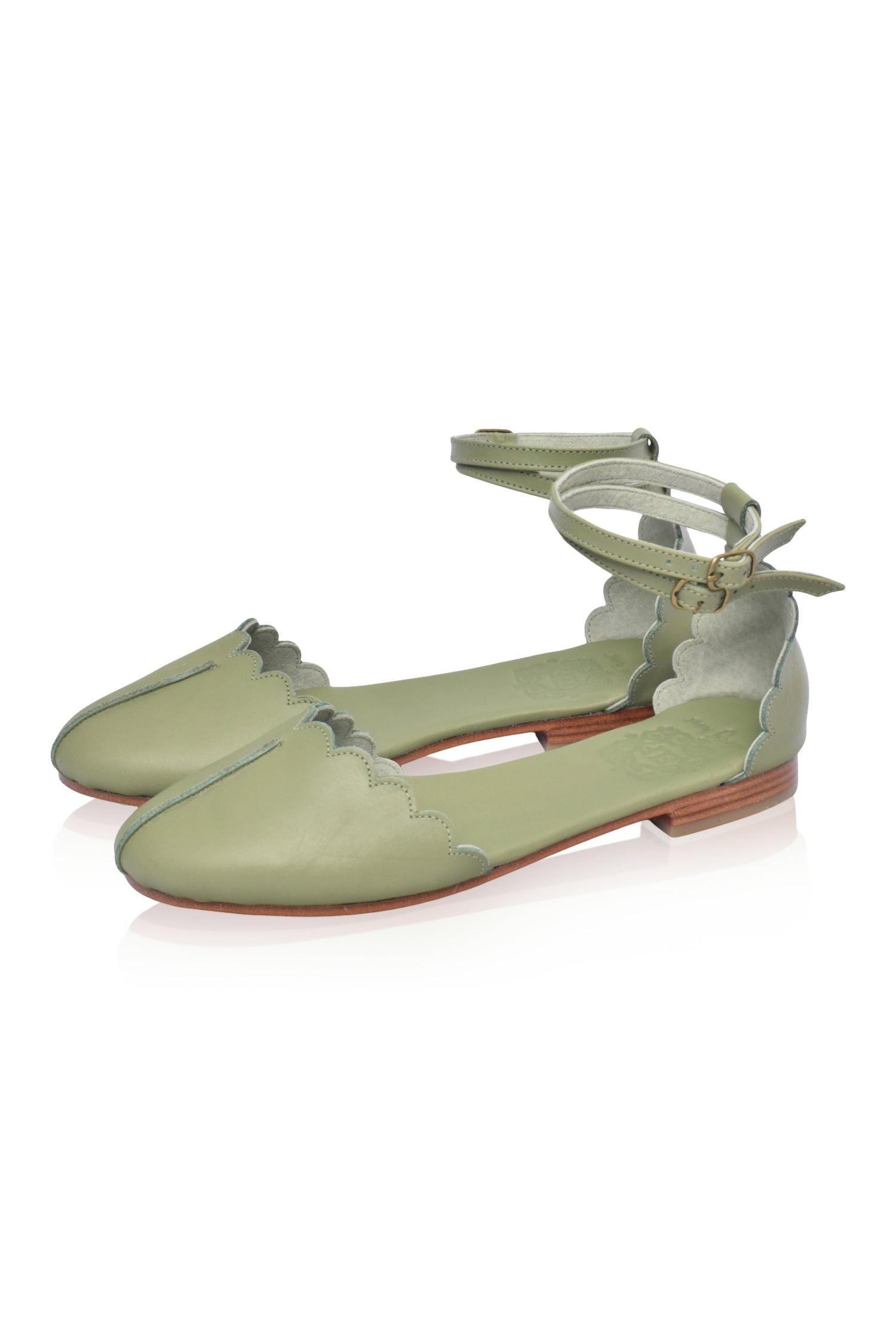 Buy Venus Leather Flats by ELF