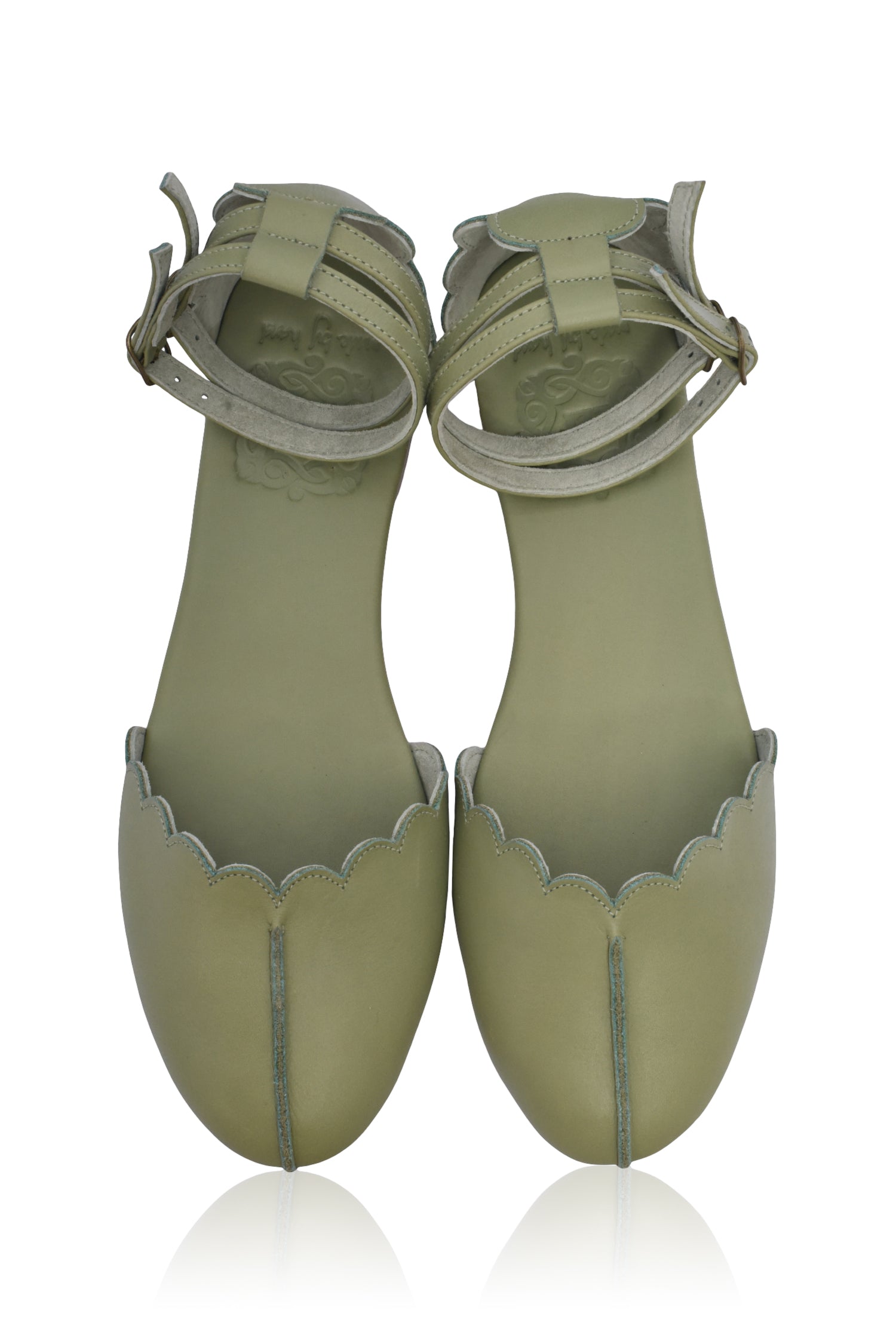 Buy Venus Leather Flats by ELF