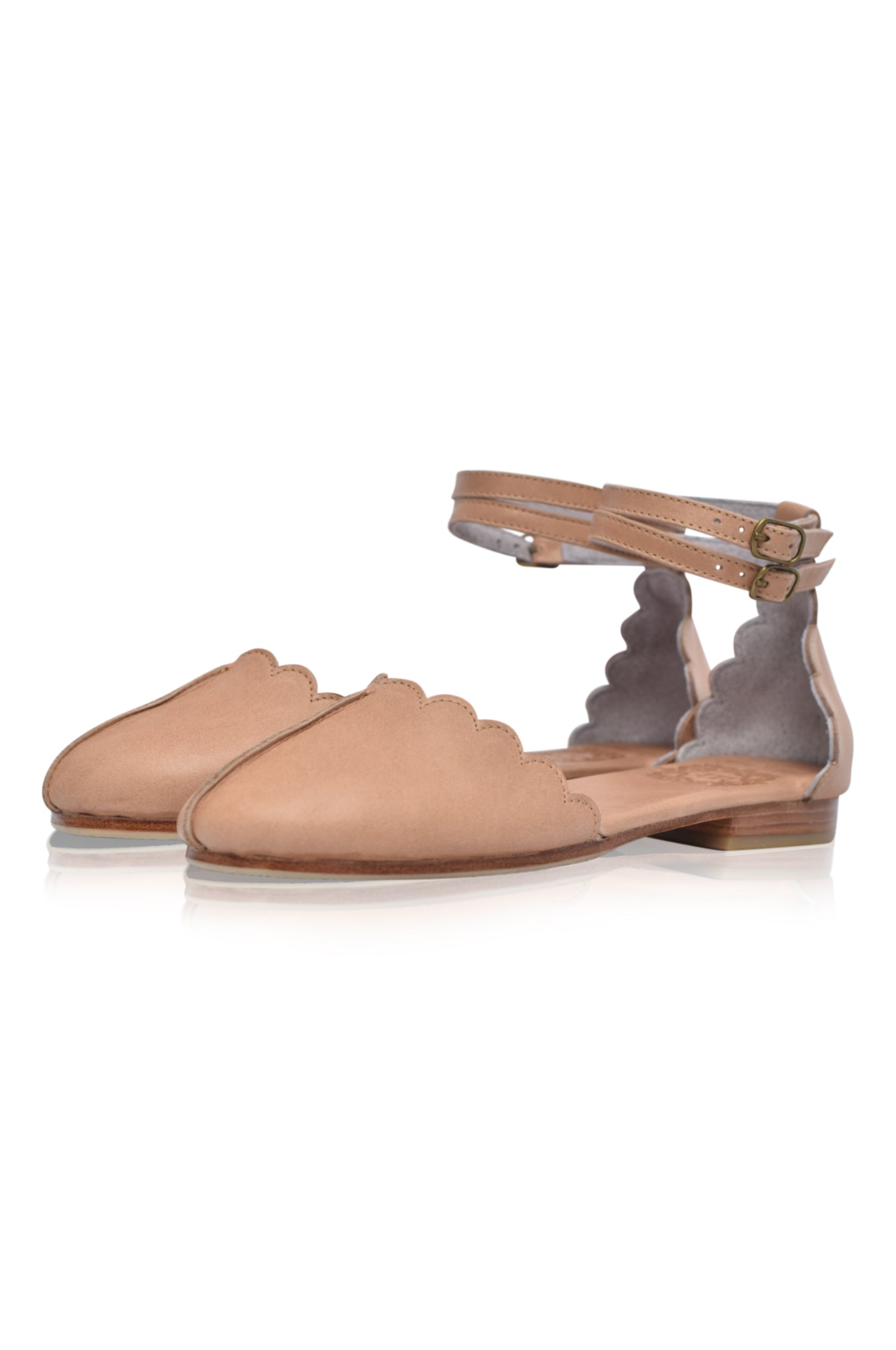 Buy Venus Leather Flats by ELF