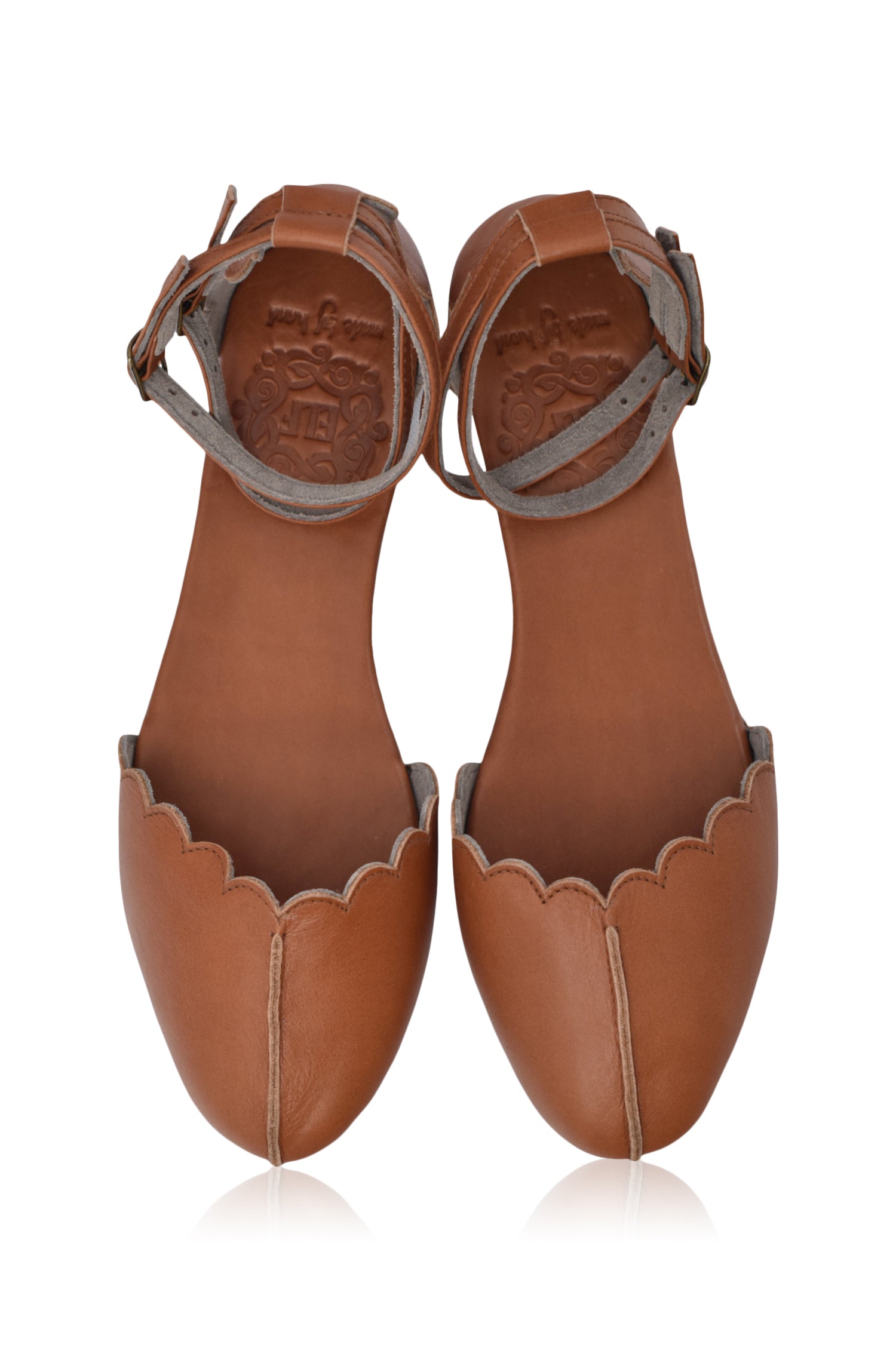 Buy Venus Leather Flats by ELF