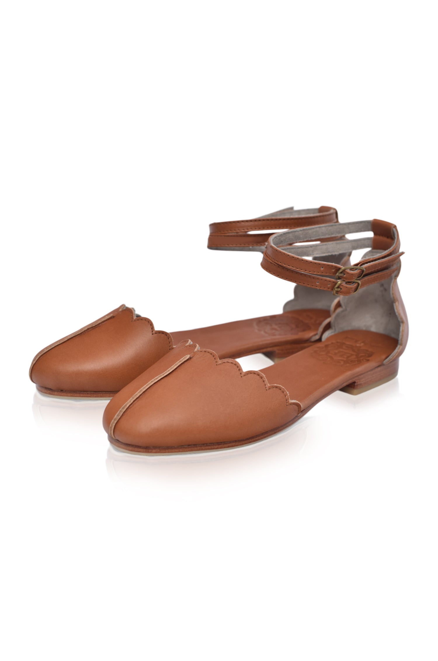 Buy Venus Leather Flats by ELF