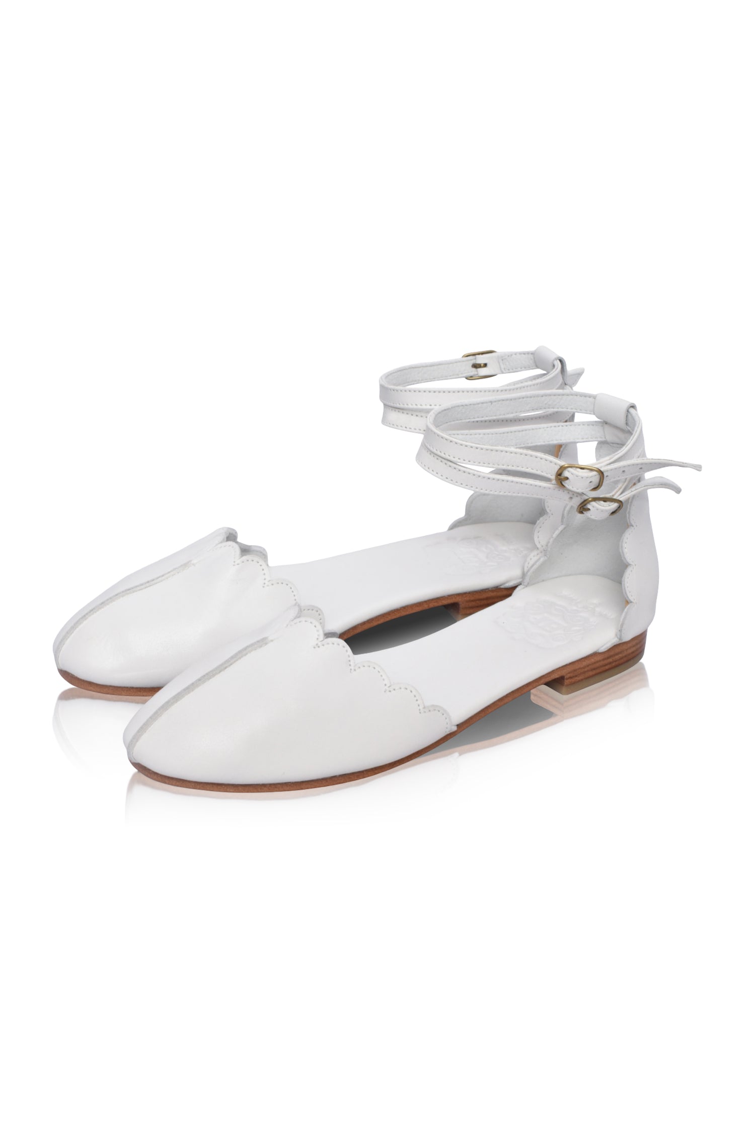 Buy Venus Leather Flats by ELF